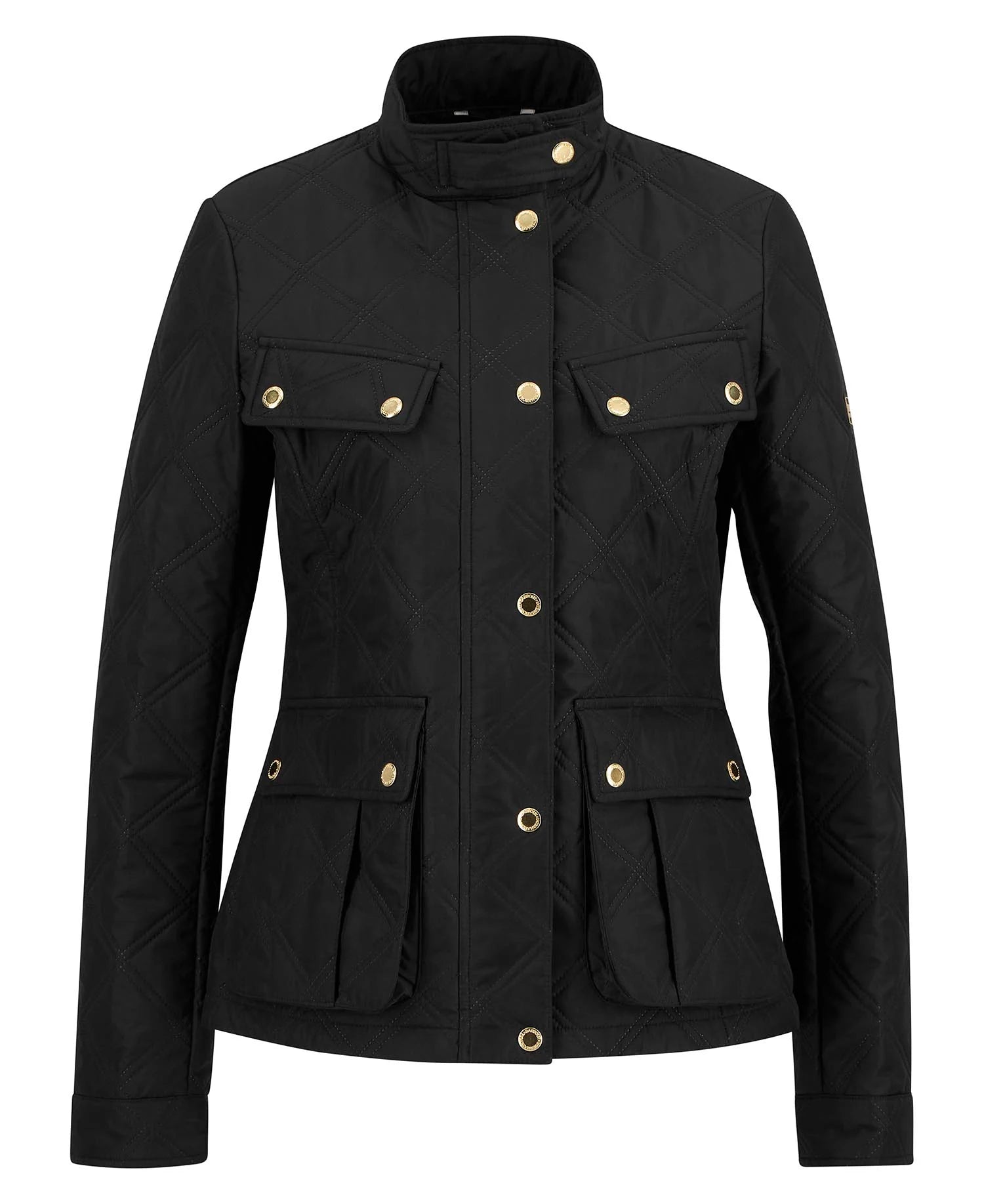 Barbour International Halsey Quilted Jacket - Black