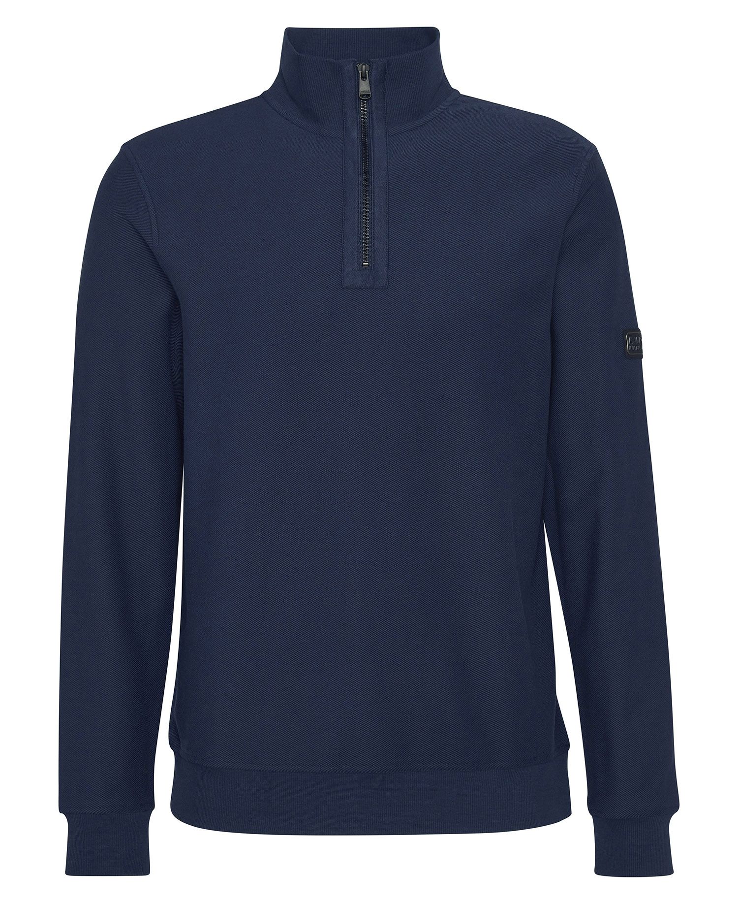 Barbour International Samuel Funnel Neck Half Zip Sweatshirt - Navy