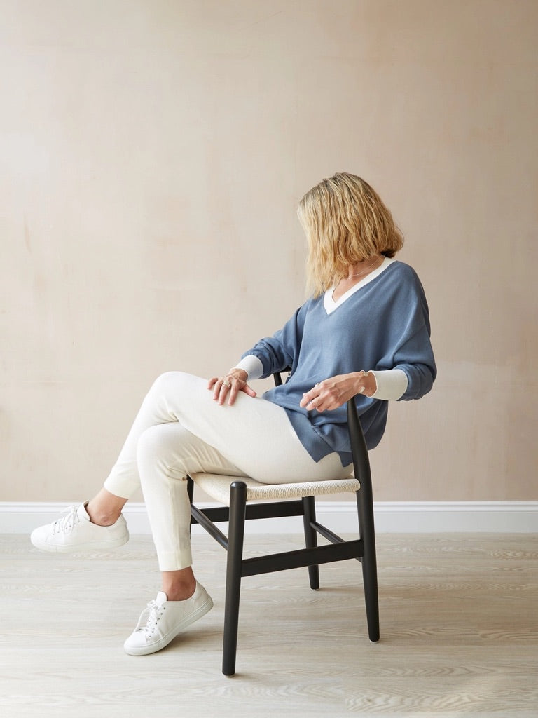 Chalk Jolanda Jumper - Smokey Blue