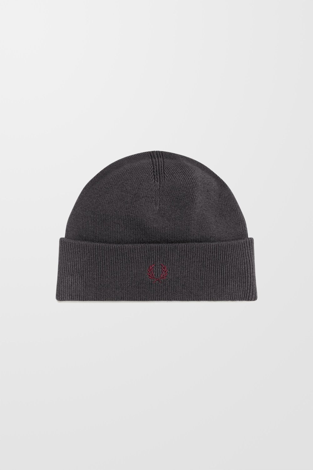 Fred Perry Merino Wool Beanie - Gunmetal