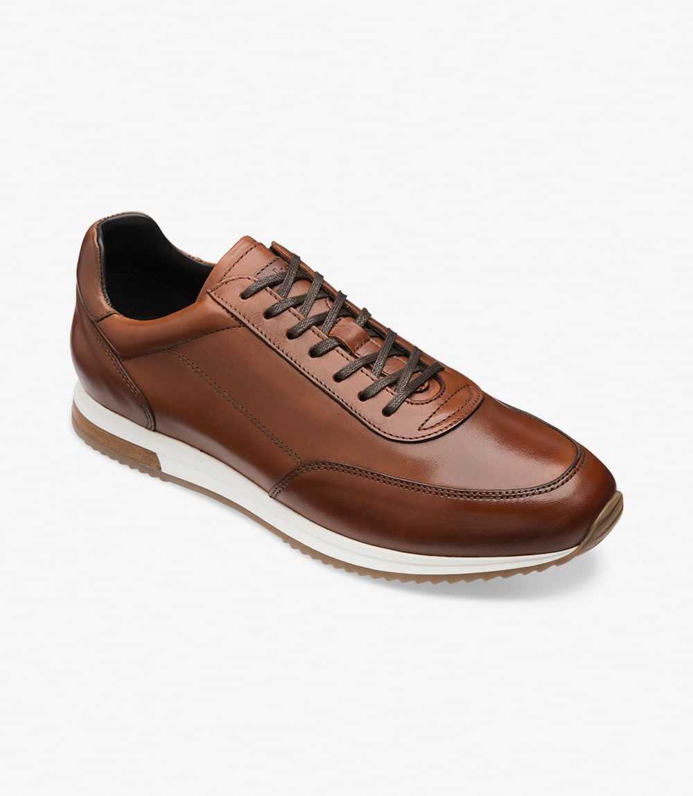 Loake Bannister Trainers - Cedar Calf leather