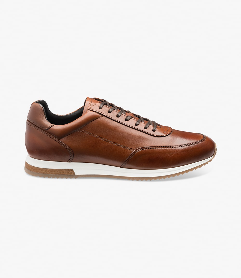 Loake Bannister Trainers - Cedar Calf leather