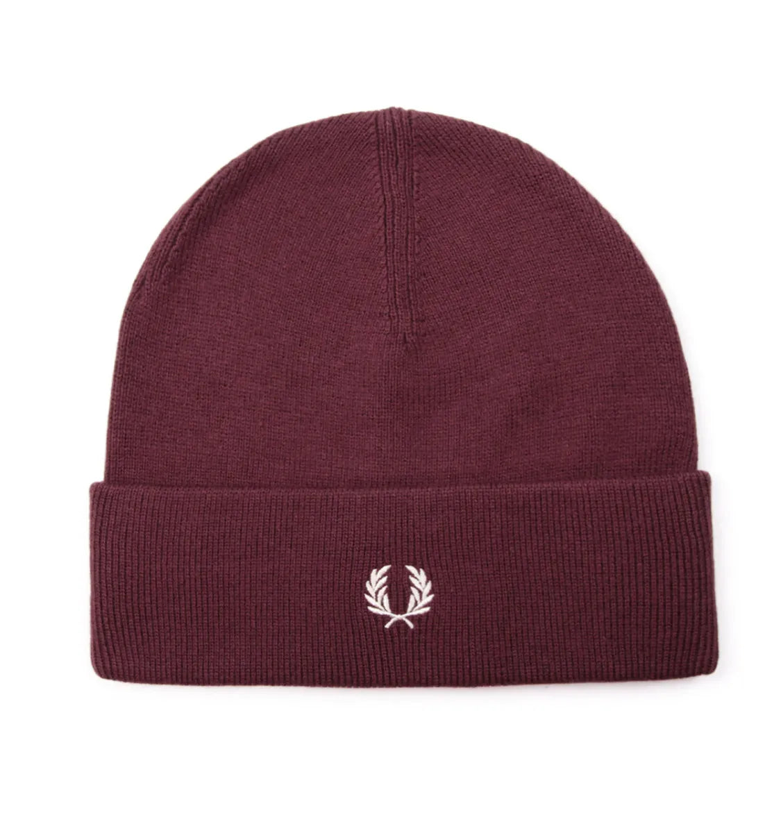 Fred Perry Merino Wool Beanie - Oxblood