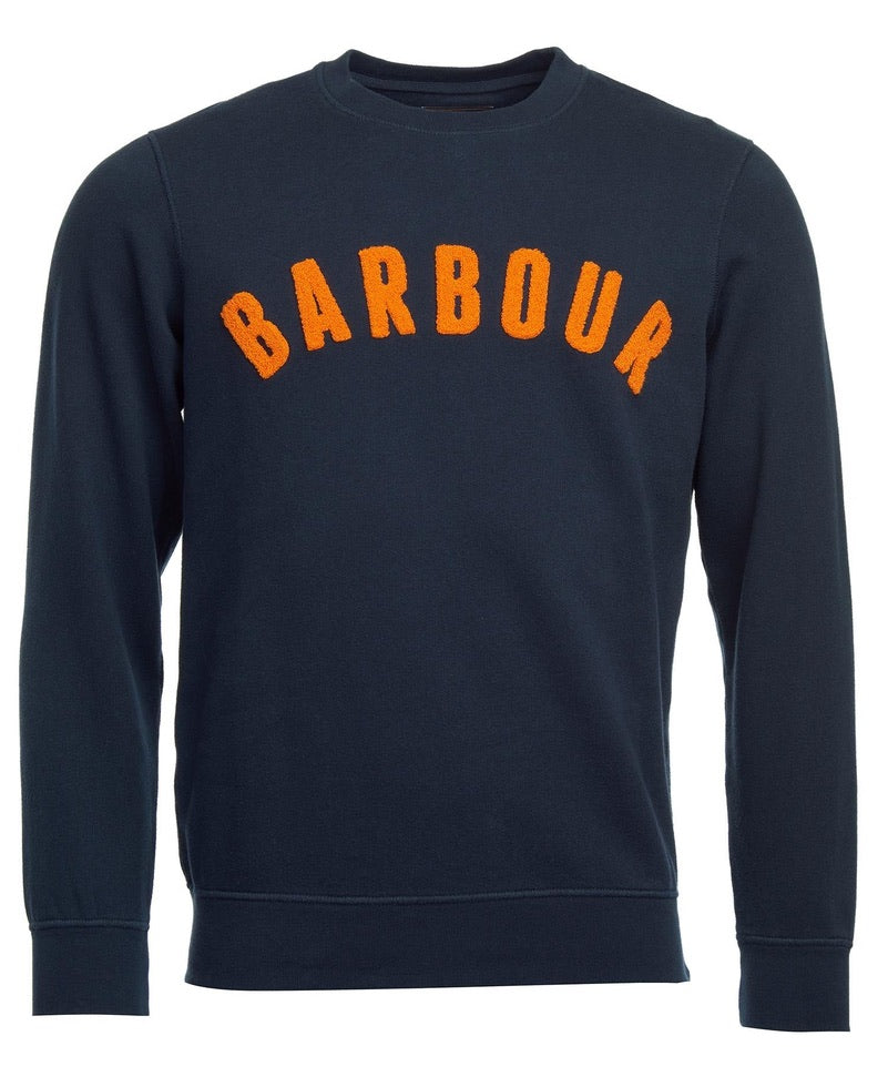 Barbourb Prep Logo Crew Sweatshirt - Navy