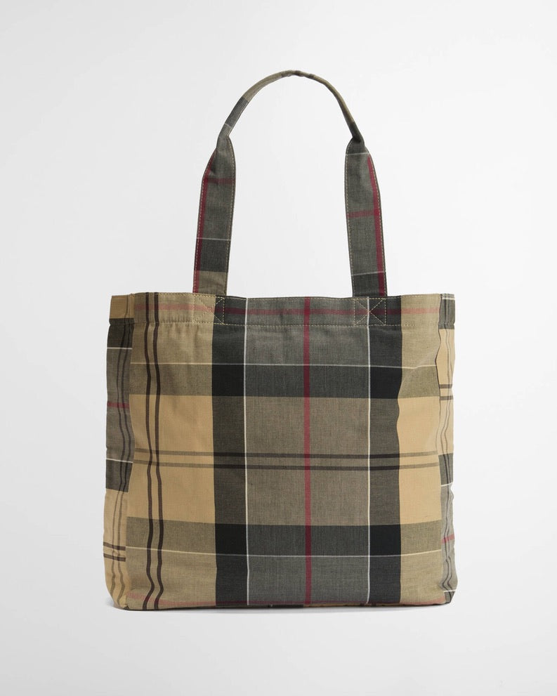 Barbour Telfield Tartan Tote Bag - Dress Tartan