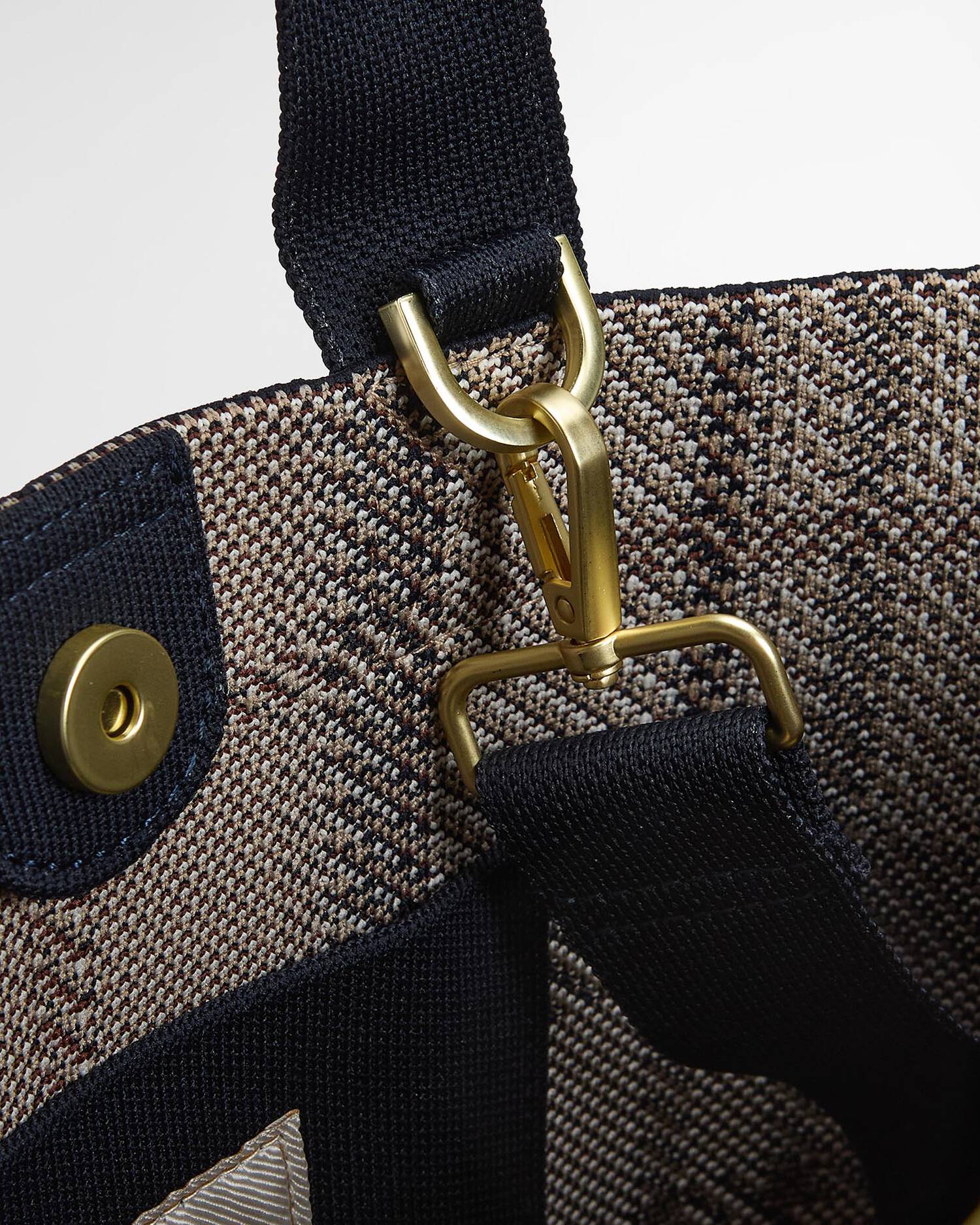 Barbour Layla Tartan Mini Tote Bag - Rosewood Tartan