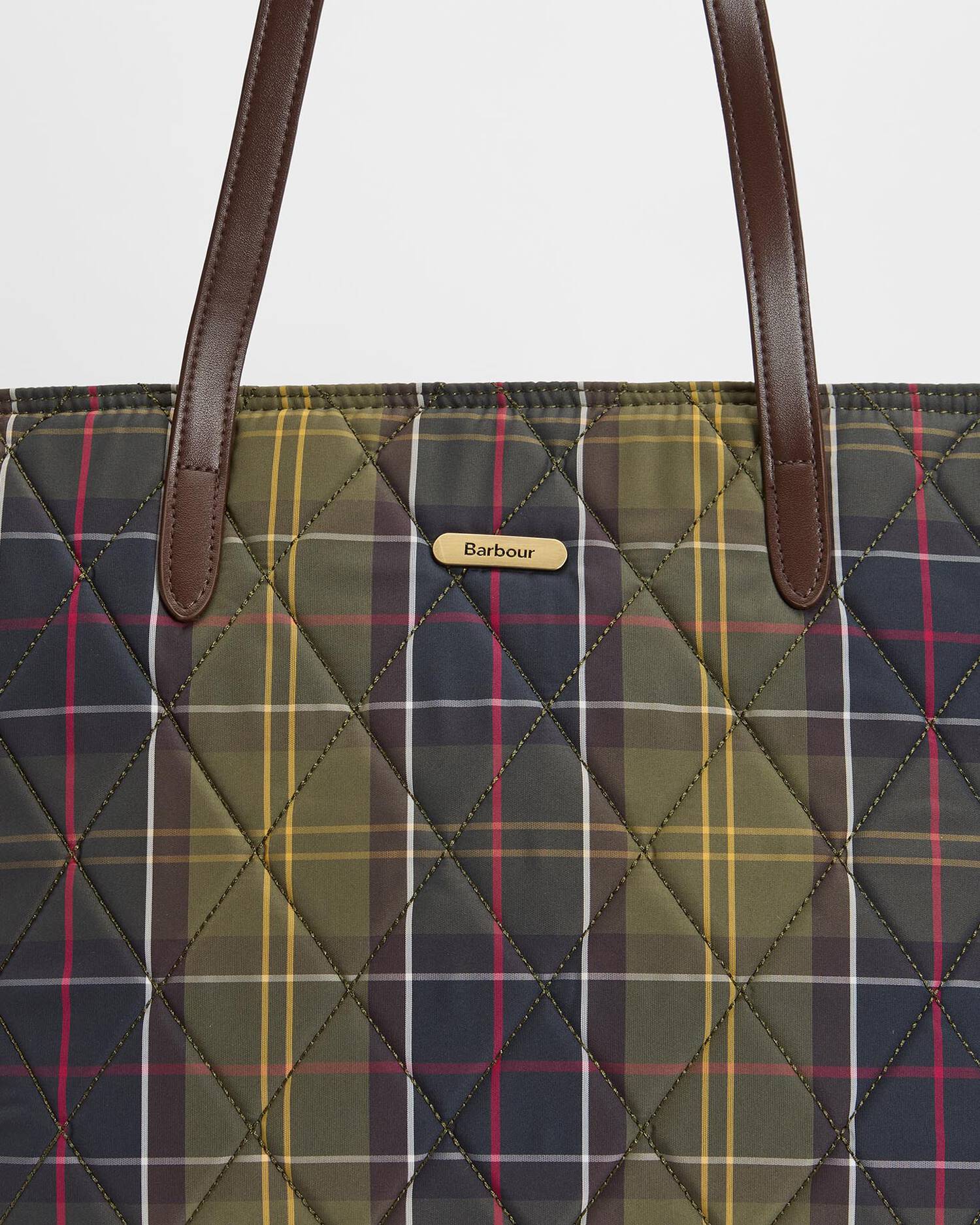 Barbour Wetherham Quilted Tartan Bag - Classic Tartan