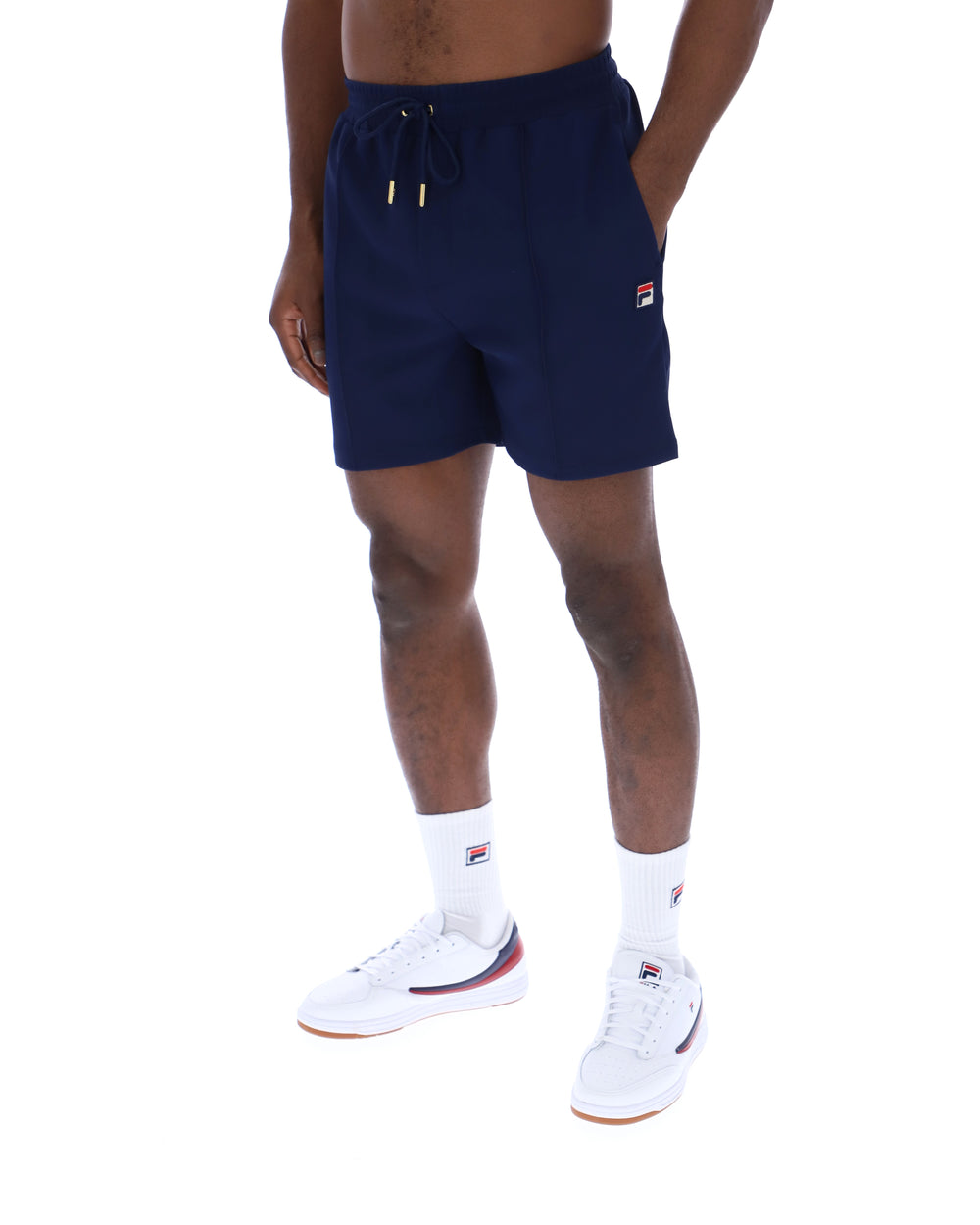 FILA Eusebio Pin Truck Shorts - Fila Navy
