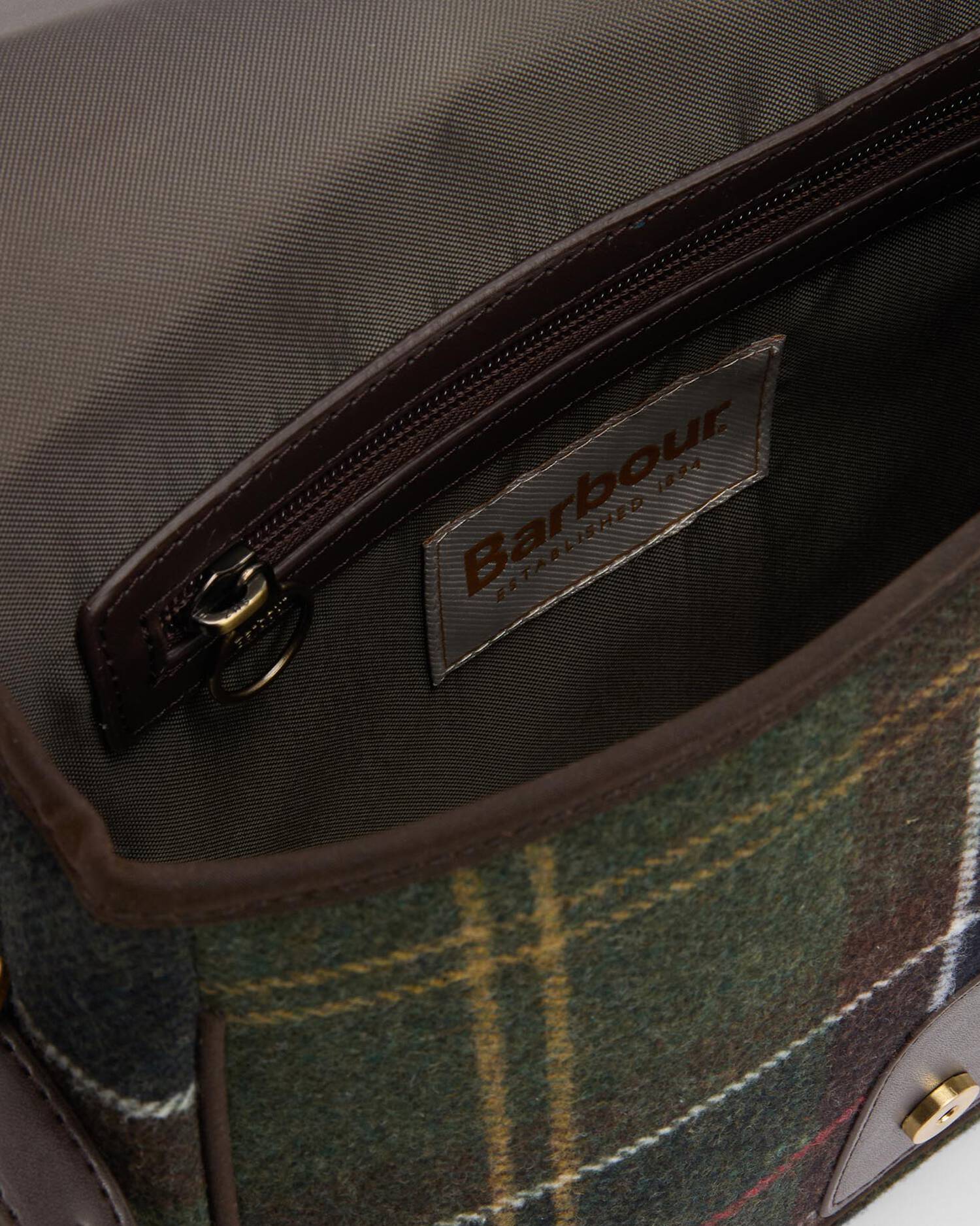 Barbour International Cromarty Crossbody Bag - Classic Tartan
