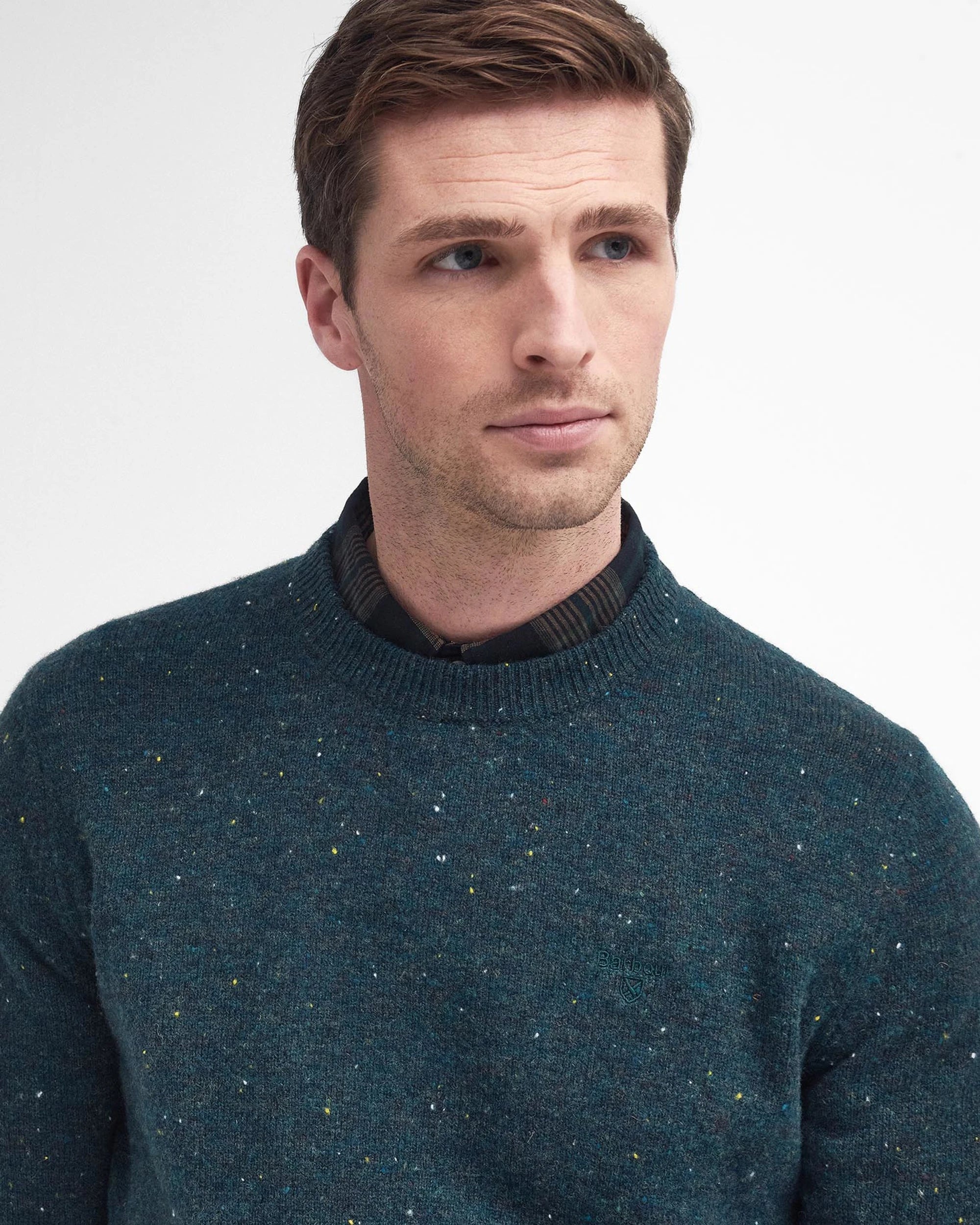 Barbour Tainsbury Crew Neck Sweater - Seaweed