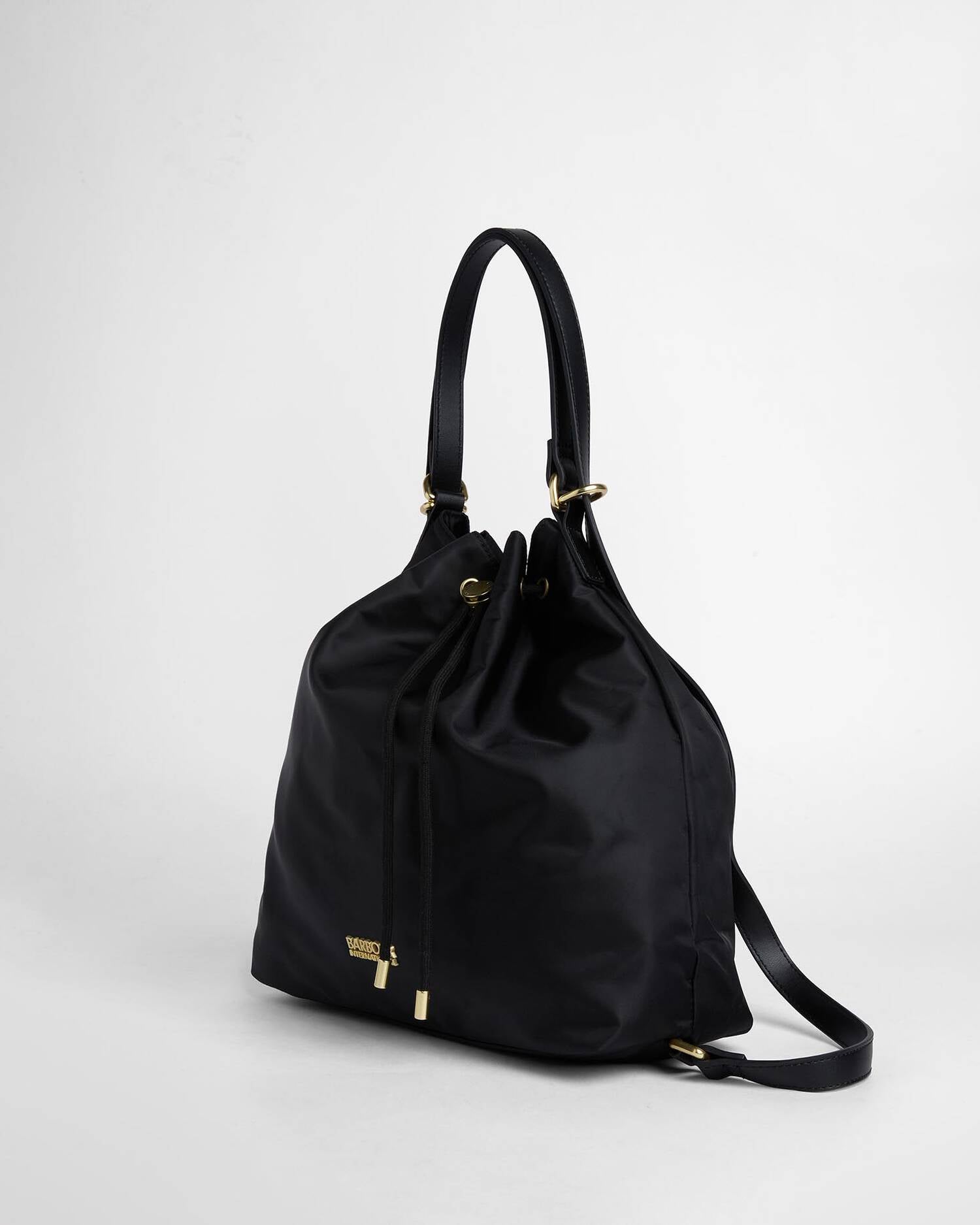 Barbour International Qualify Large Drawcord Tote Bag - Black