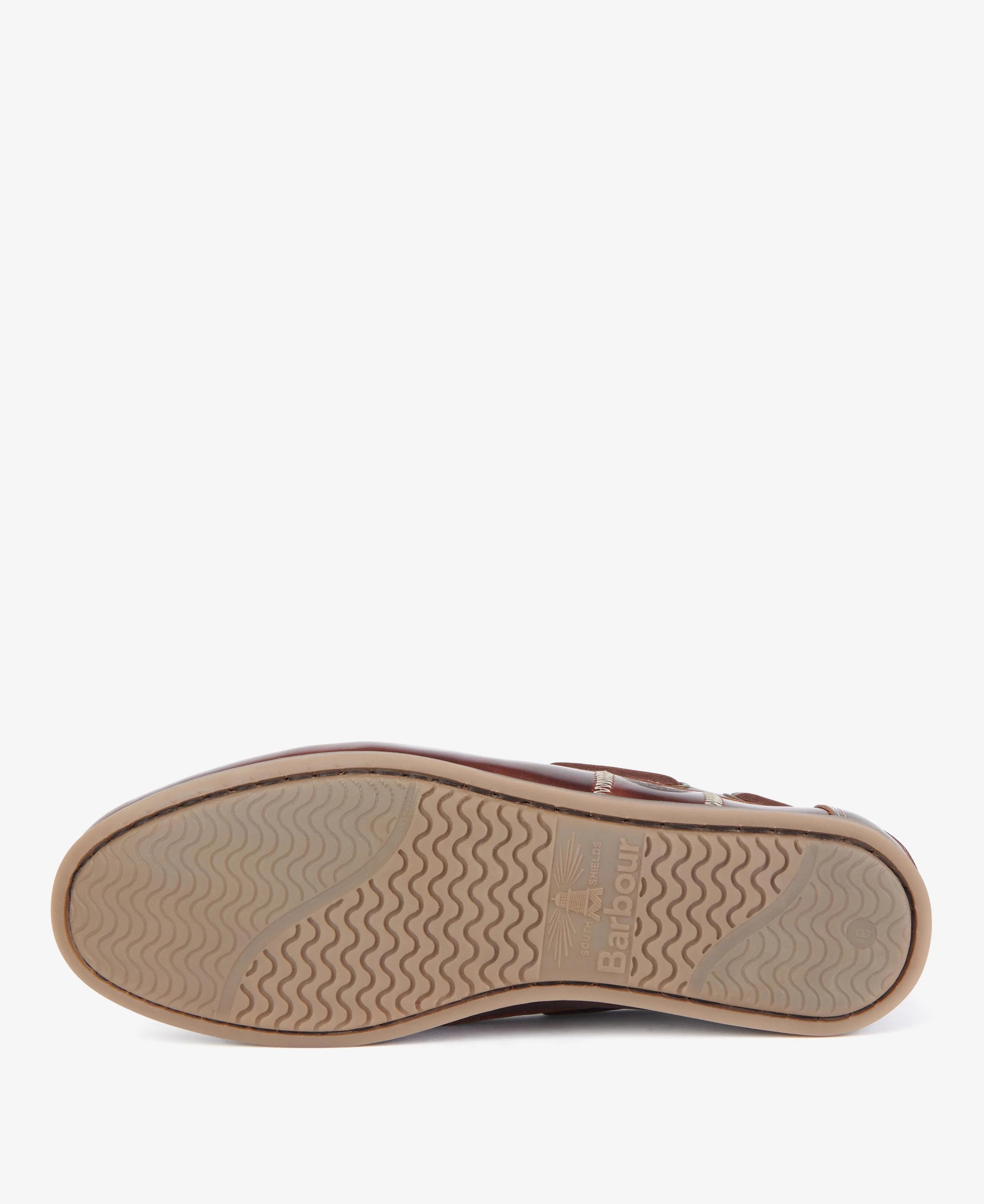 Barbour Wake Boat Shoes - Mahogany