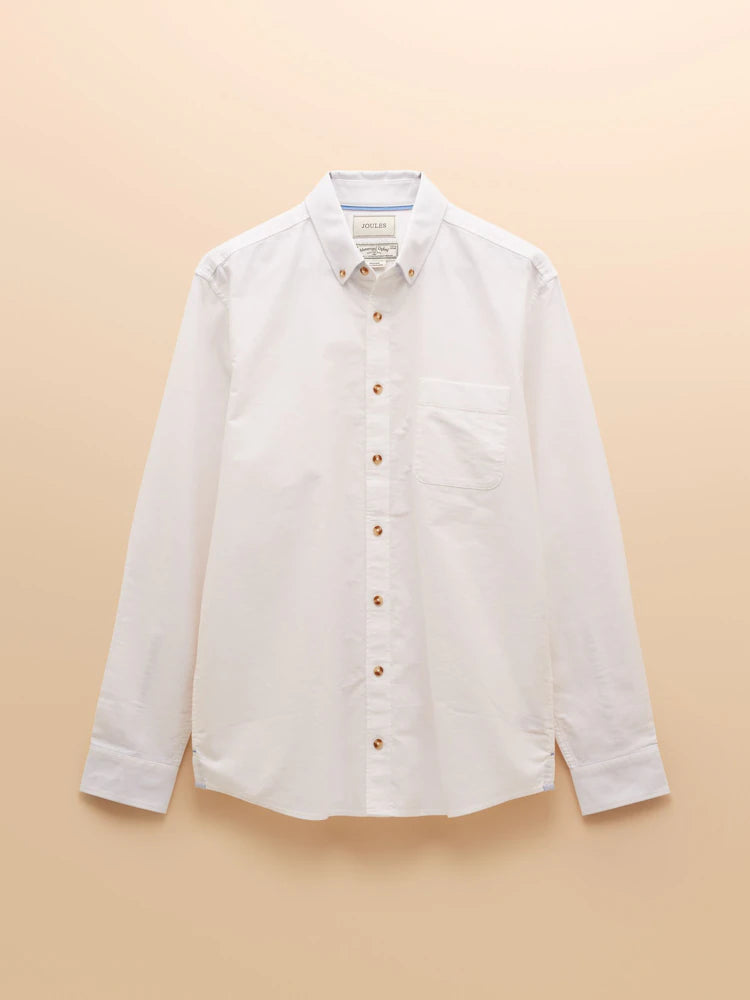 Joules White Classic Fit Oxford Shirt