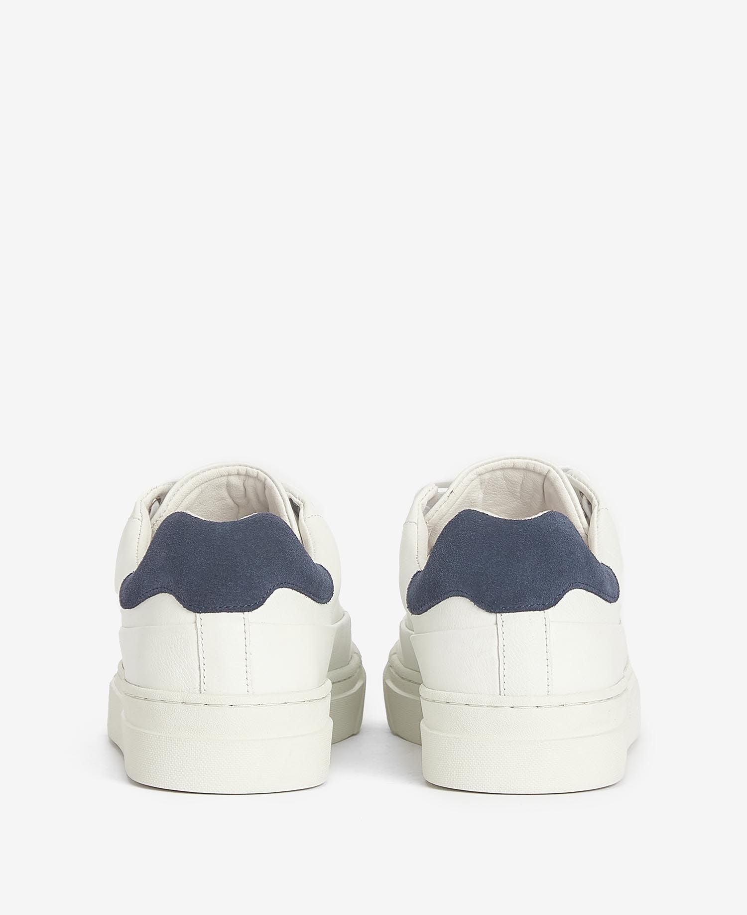 Barbour International Cram Trainers - White/Cobalt