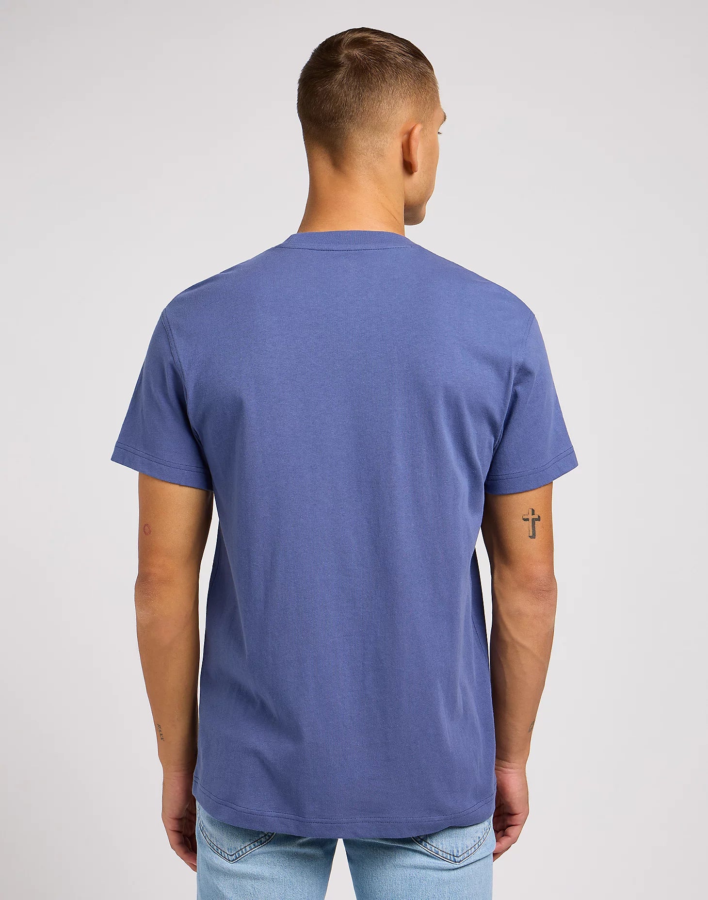 Lee Relaxed Pocket Tee - Surf Blue