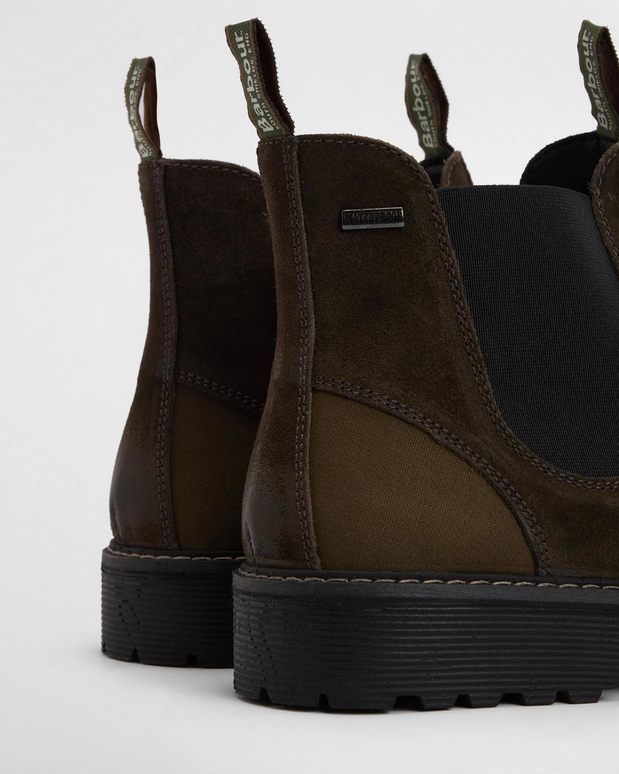 Barbour Patton Chelsea Boots - Oiled Brown