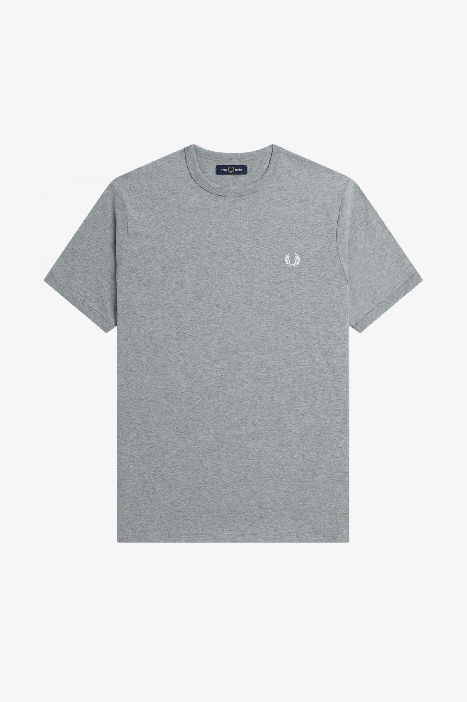 Fred Perry Ringer T-Shirt - Steel Marl