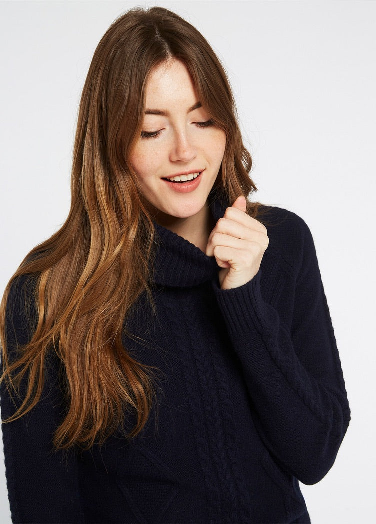Dubarry Kirkwood Chunky Sweater - Navy