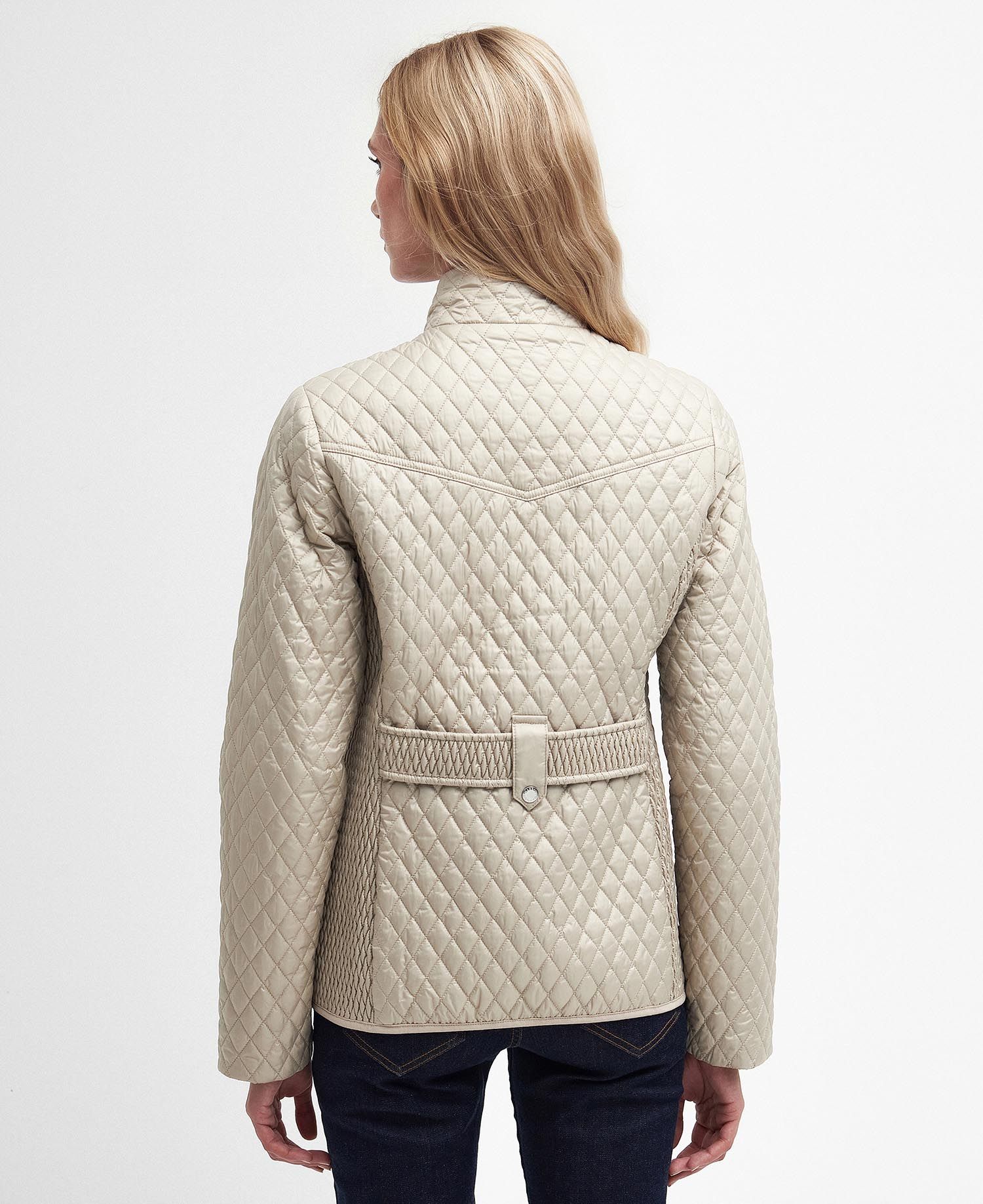 Barbour Swallow Quilted Jacket - Light Sand