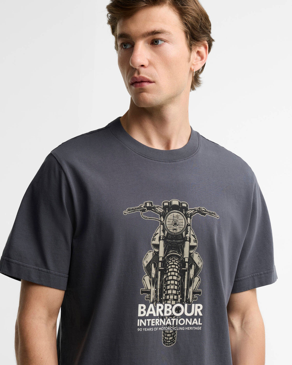 Barbour International Causey T-Shirt - Asphalt