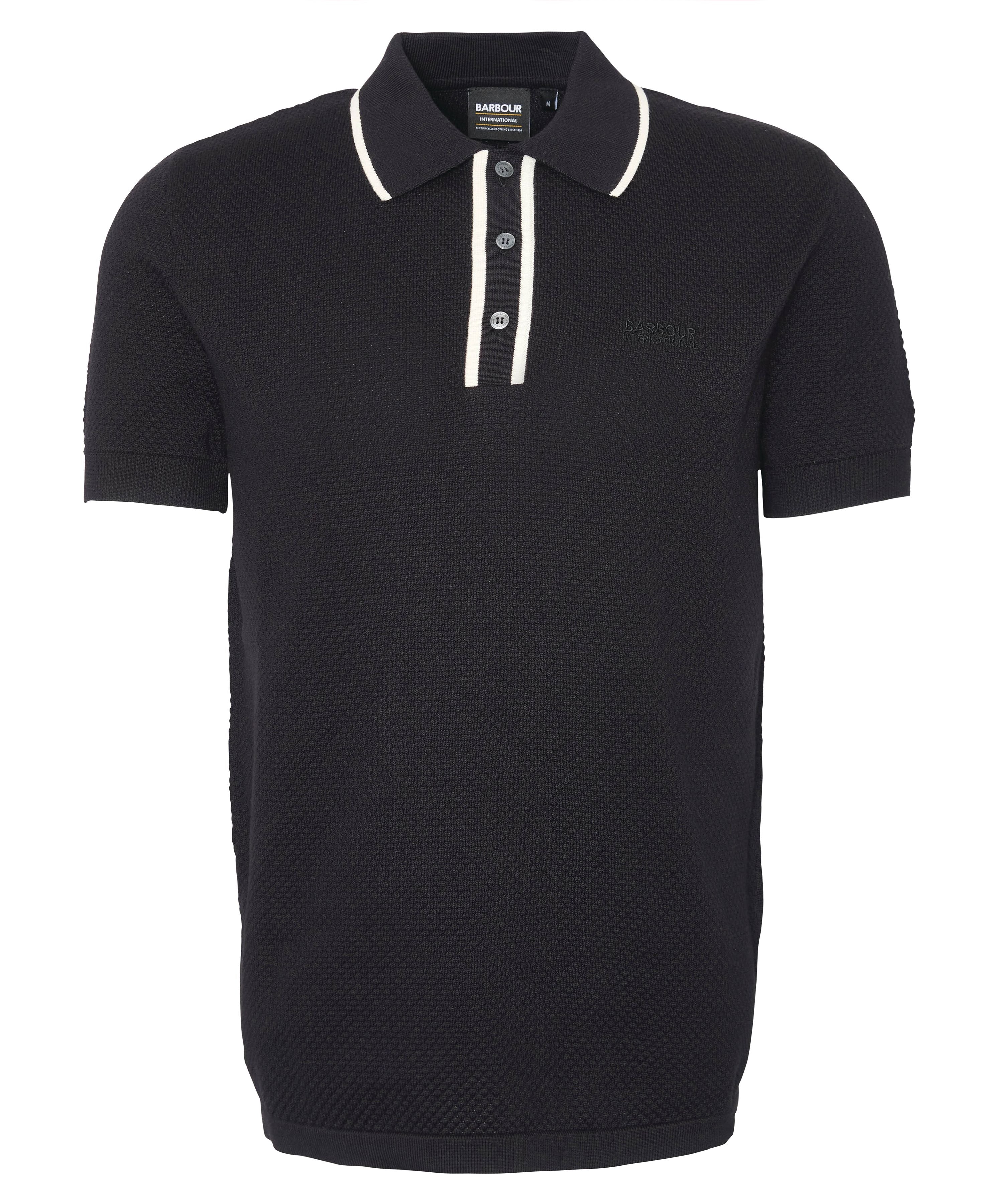 Barbour International Newgate Polo Shirt - Black