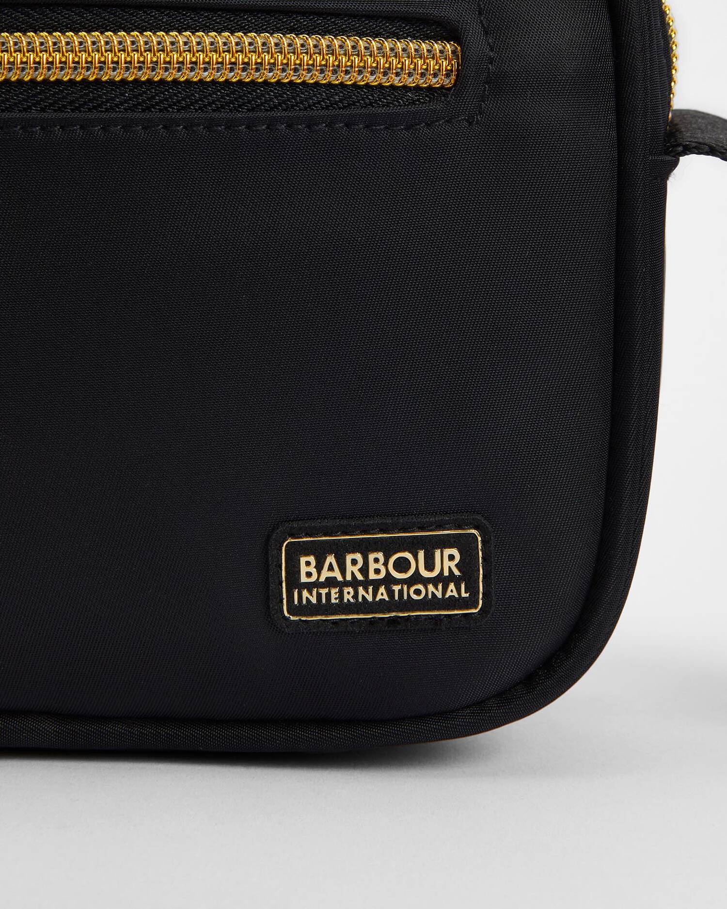 Barbour International Qualify Micro Crossbody Bag - Dusky Khaki