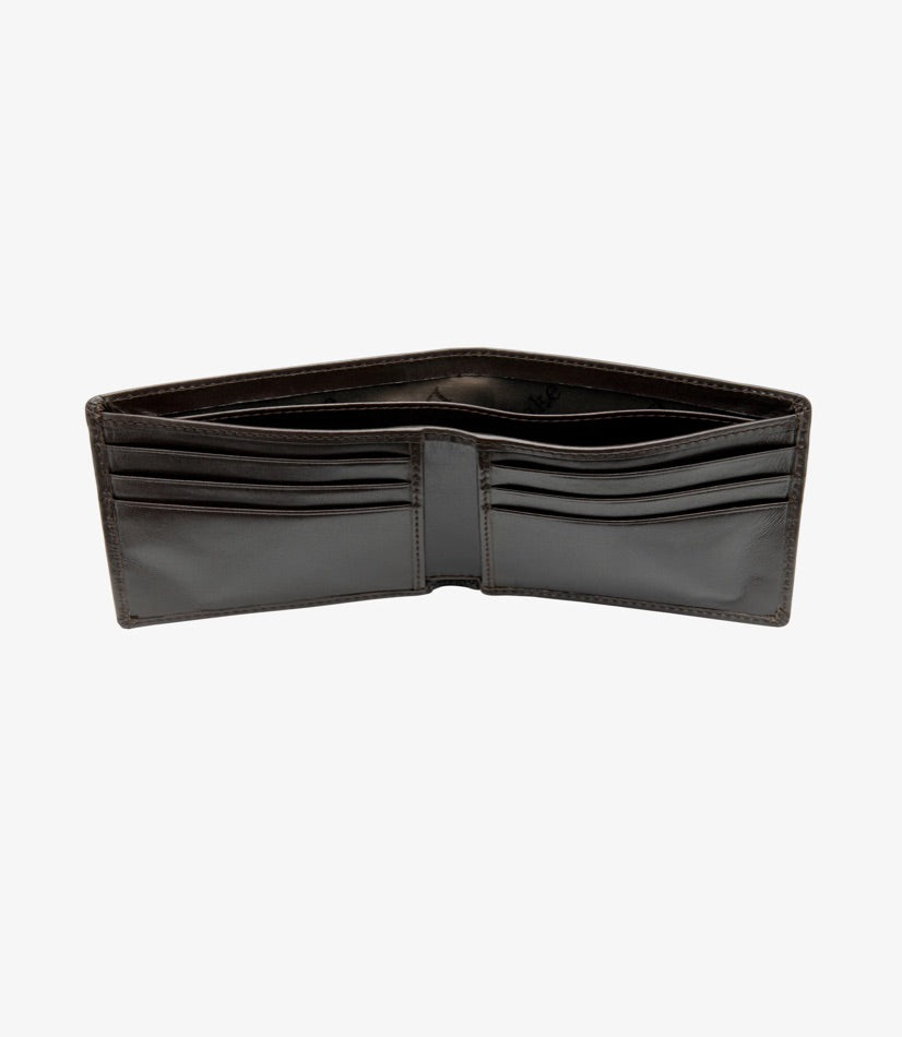 Loake Aldgate Wallet - Dark Brown Calf Leather