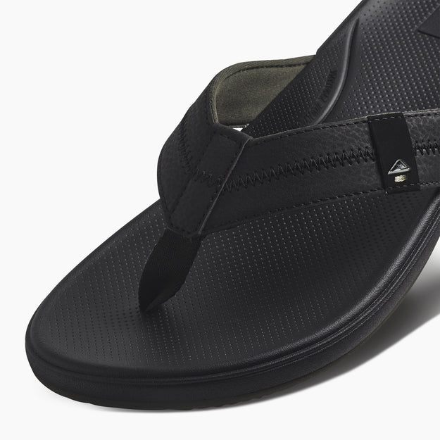 Reef Mens Cushion Phantom 2.0 Flip Flops - Black