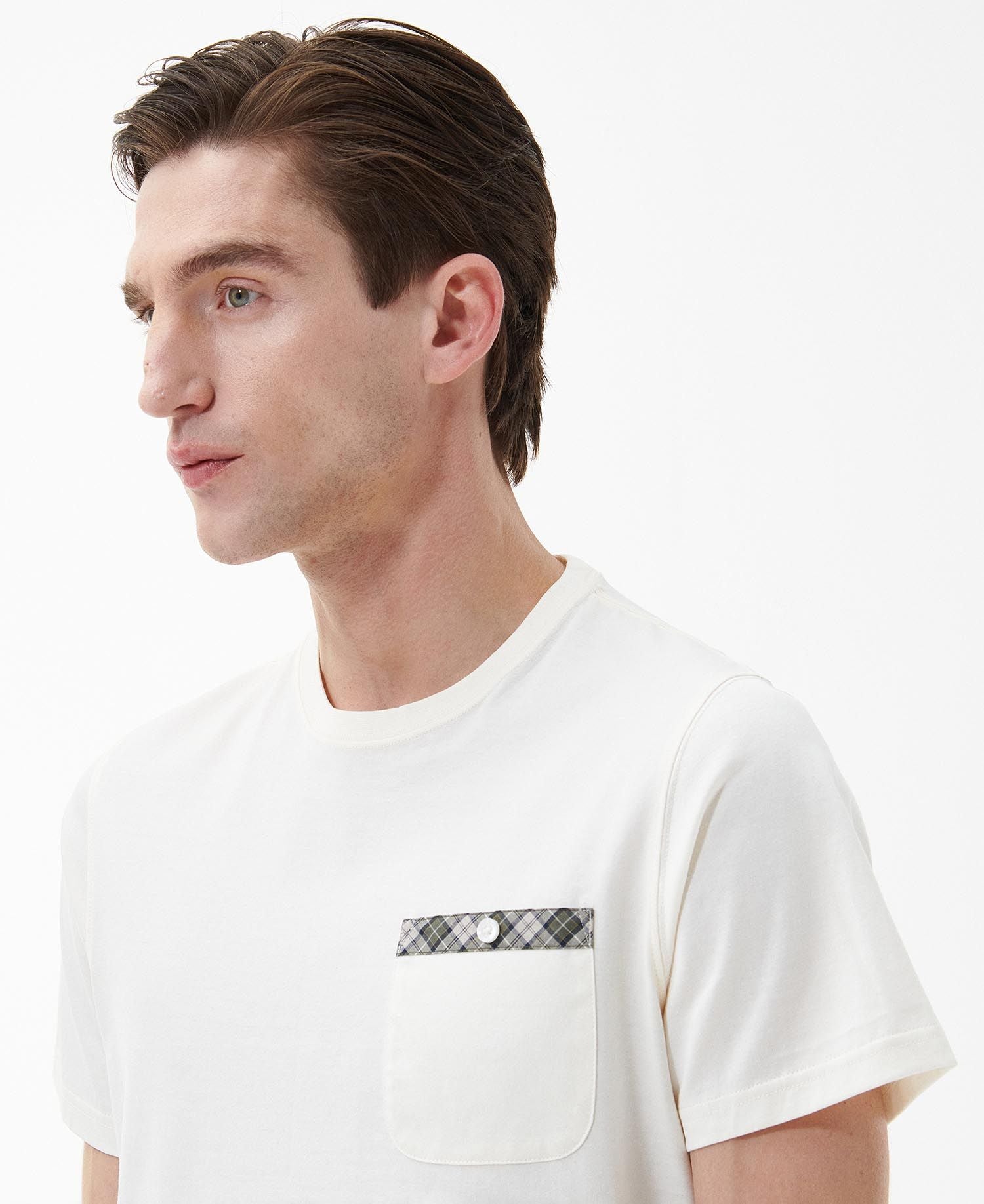 Barbour Durness Pocket T-Shirt - Whisper White