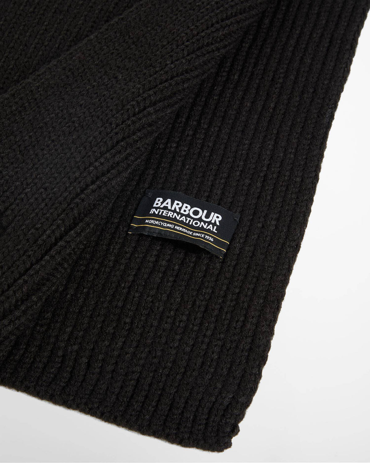Barbour International Sweeper Legacy Beanie & Scarf Set - Black