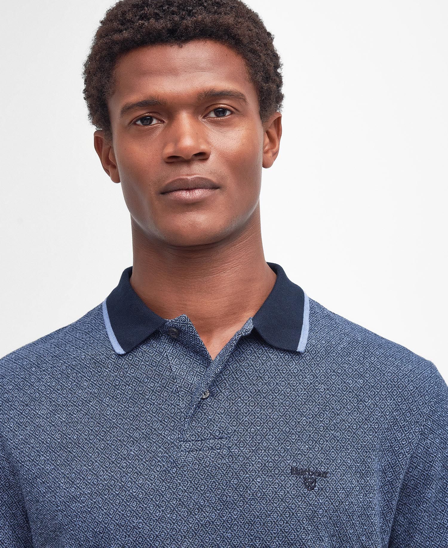 Barbour Powburn Polo Shirt - Navy