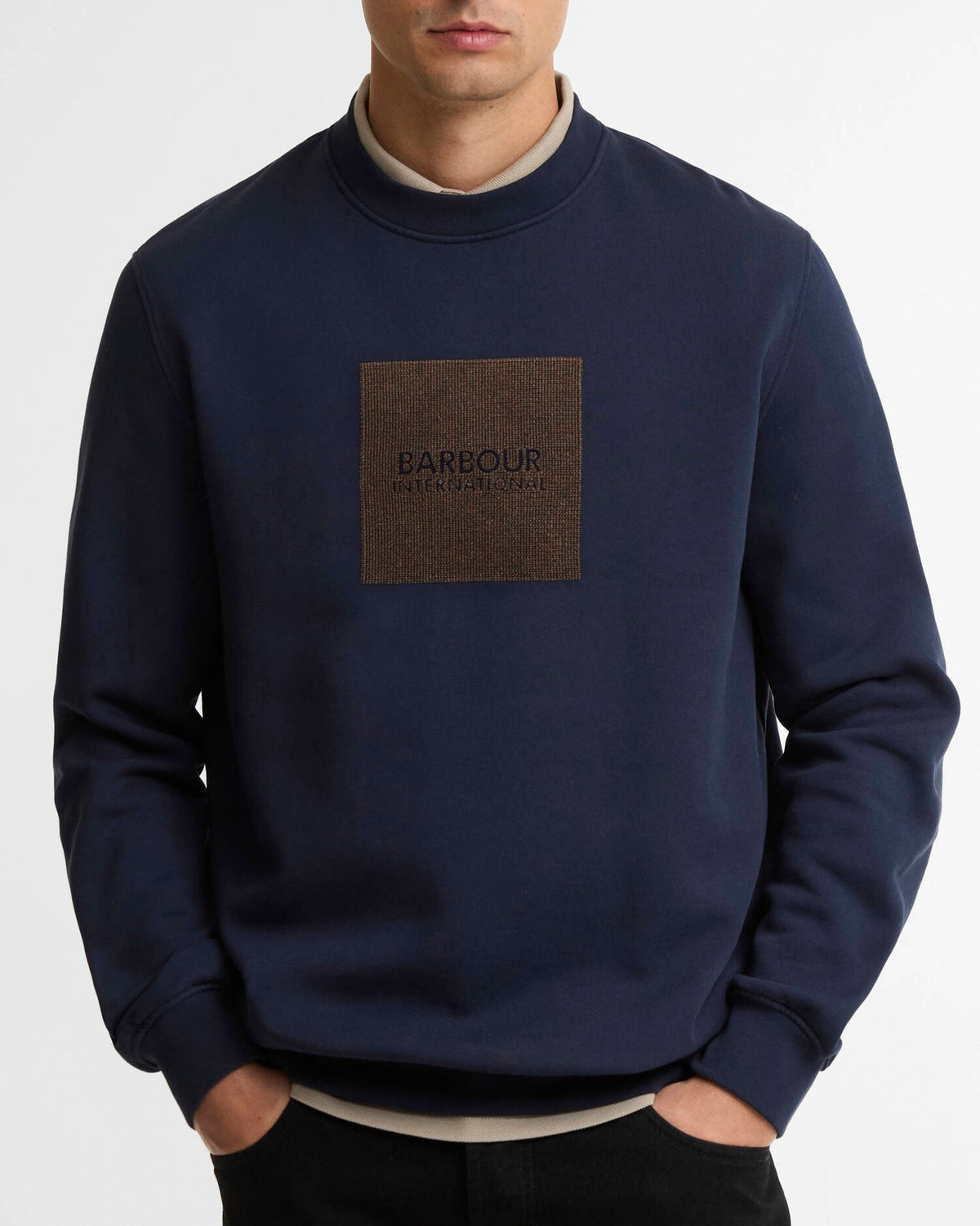Barbour International Burnett Sweatshirt - Navy Blazer