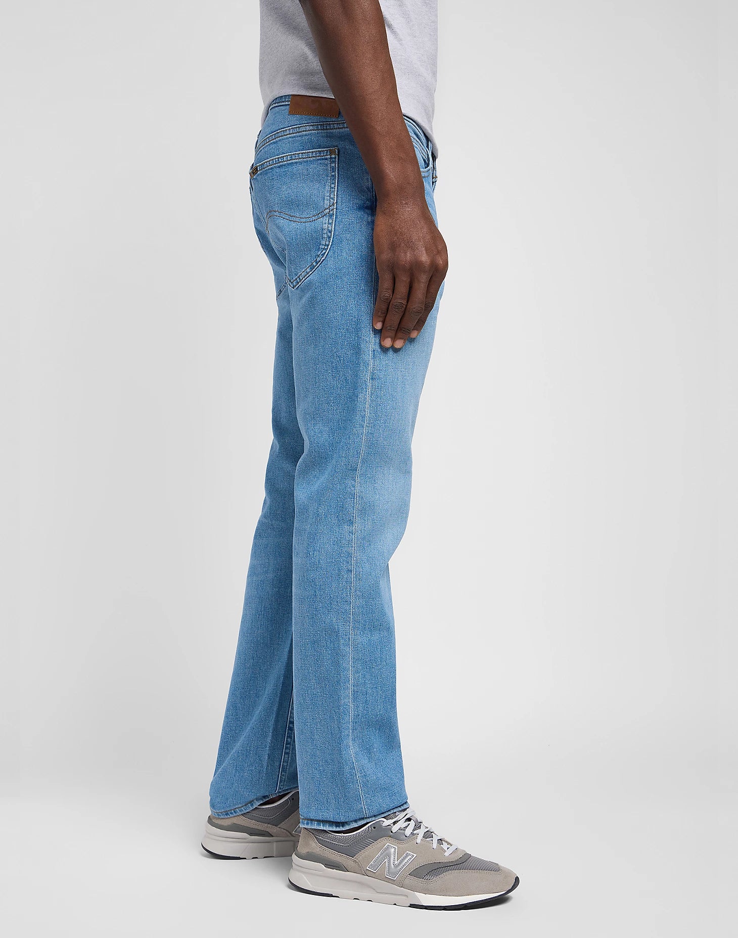 Lee Daren Zip Fly Reg Straight Jeans - Powder