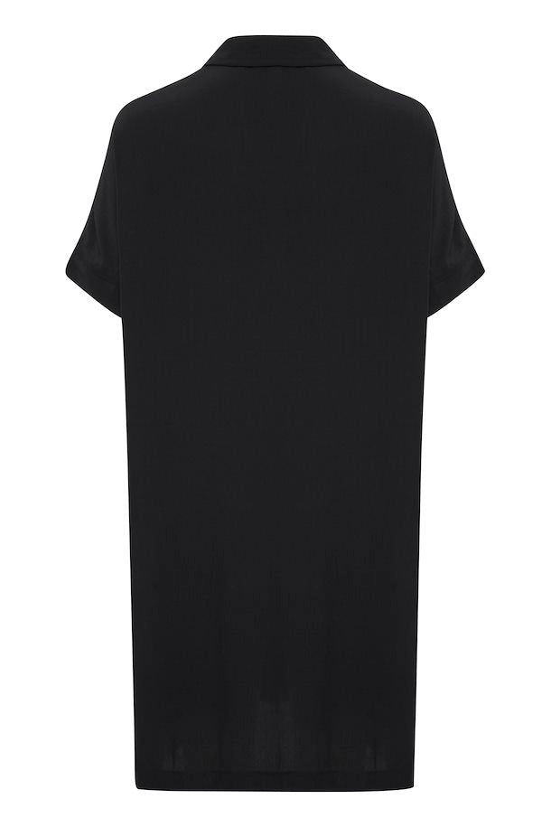 Culture Asmine Short Sleeved Dress - Black