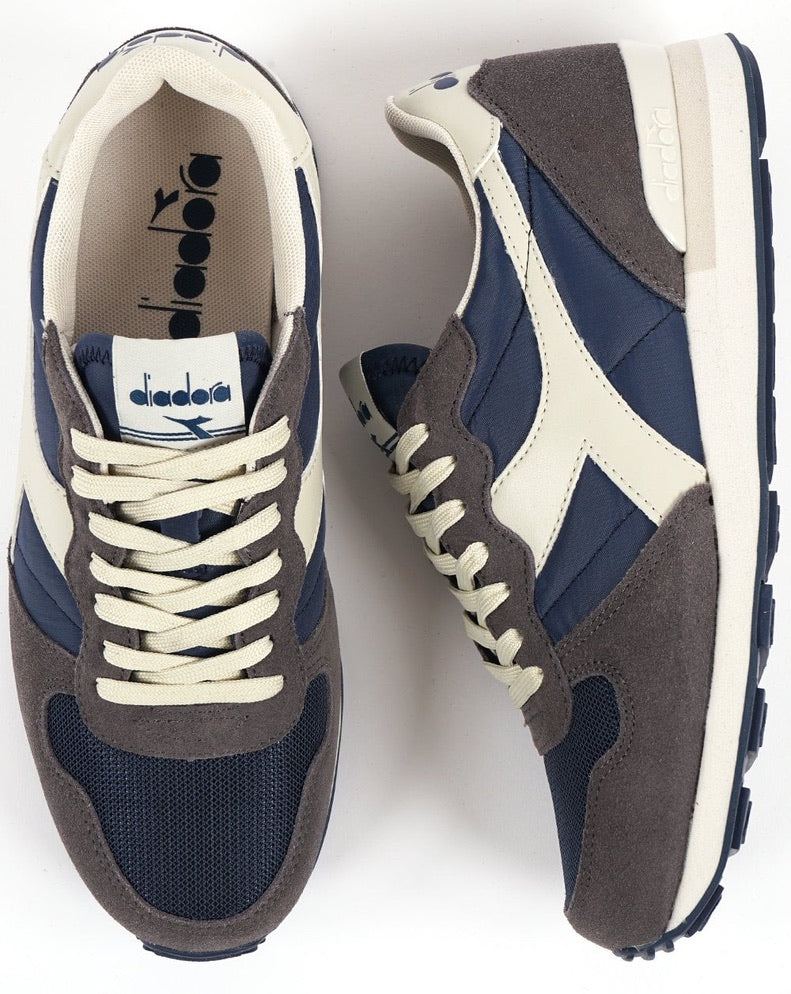 Diadora Camaro Trainers - Insignia Blue/Gray Pelica