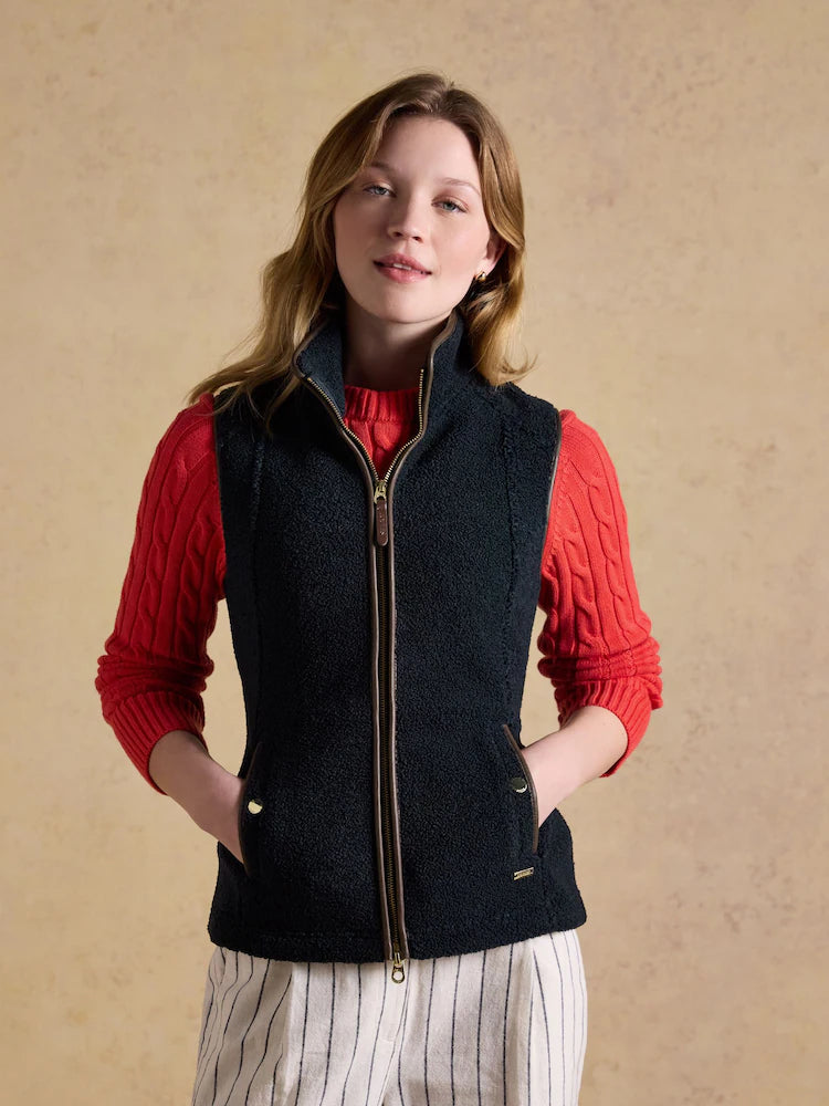 Joules Borg Heritage Fleece Gilet - Navy