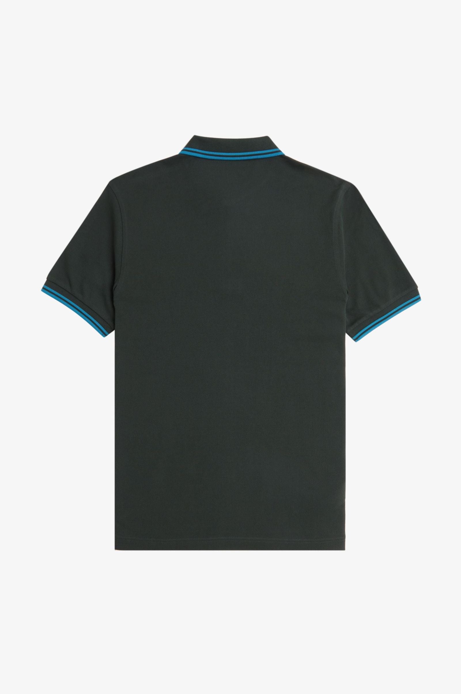 Fred Perry Twin Tipped Polo Shirt - NIght Green/Ocean Blue