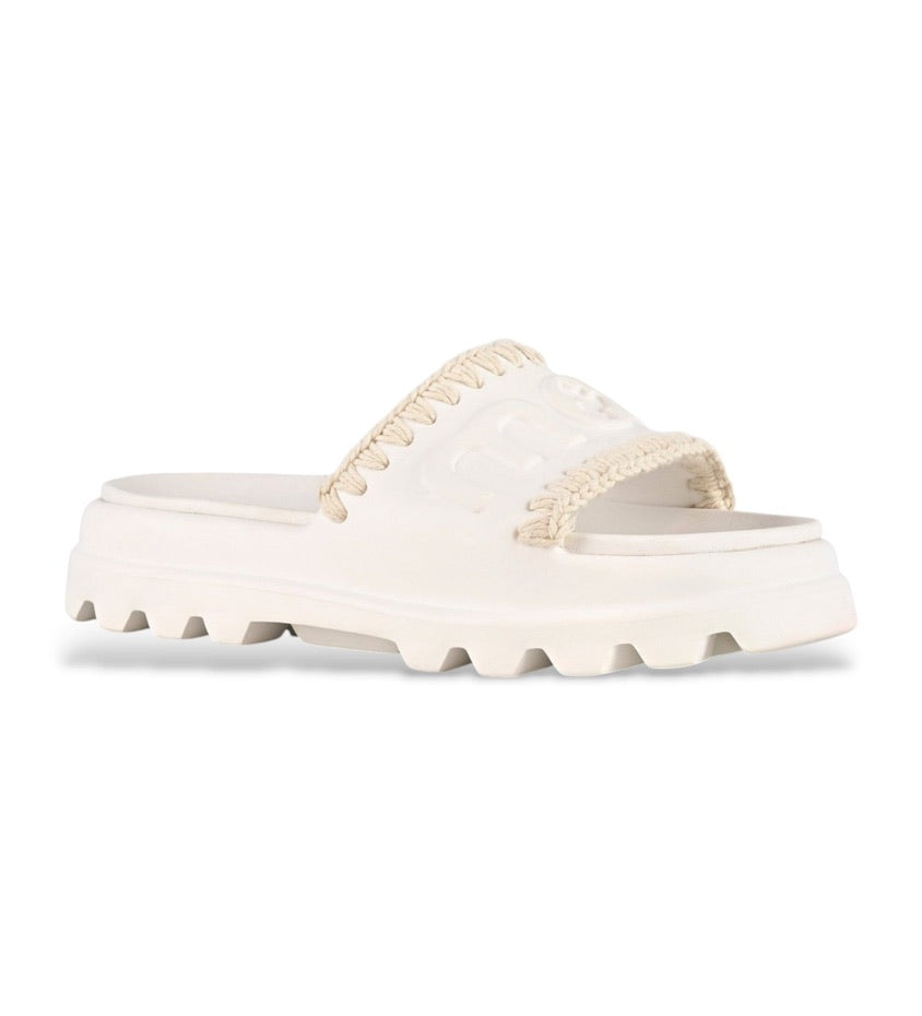 Mou Eva One-Piece Slide - White