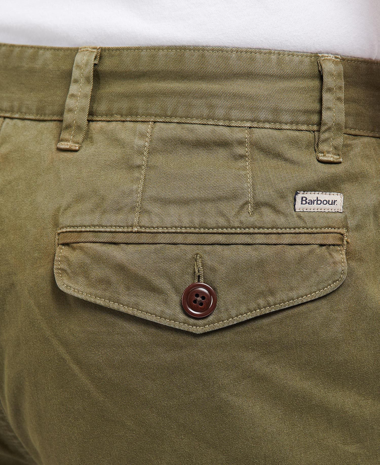 Barbour Neuston Twill Shorts - Ivy Green