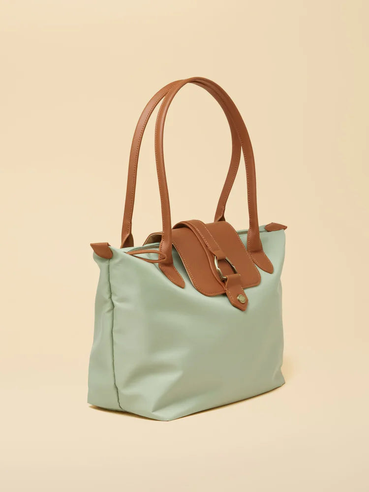 Joules Edie Light Green Tote Shoulder Bag - Pistachio