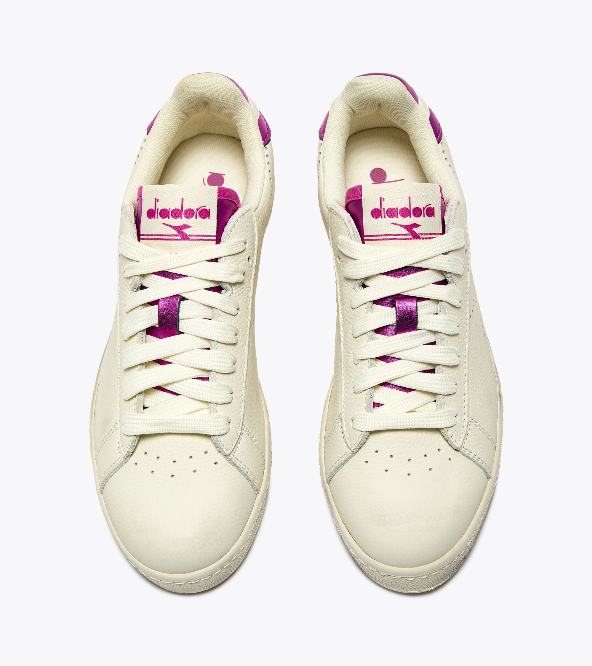 Diadora Game L Low Punched Trainers - White