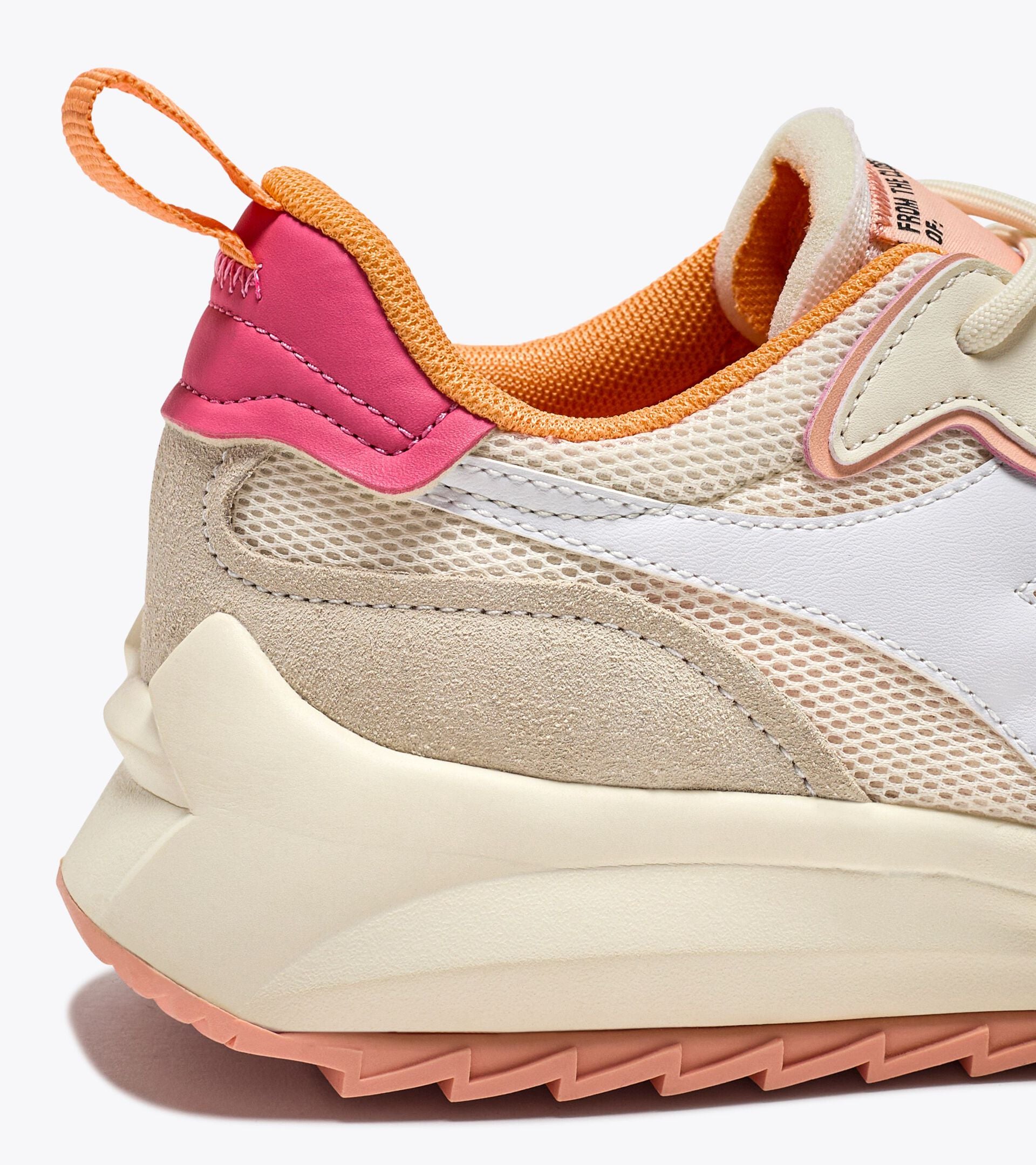 Diadora Jolly Suede Mesh - Whisper White/Pastel