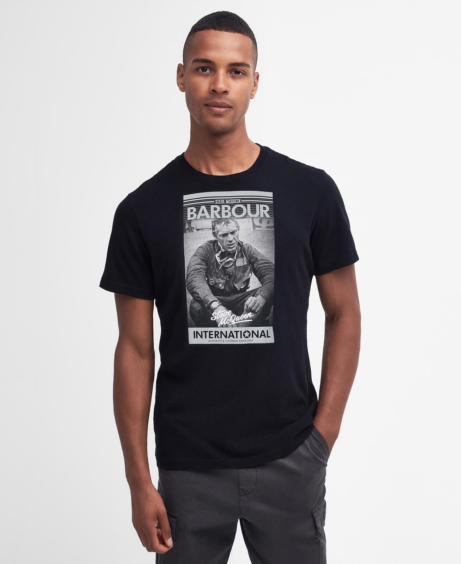 Barbour International SMQ Mount T-shirt - Black