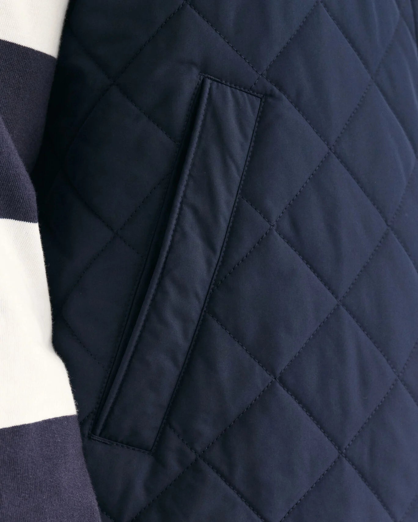 Gant Quilted Windcheater Vest - Evening Blue