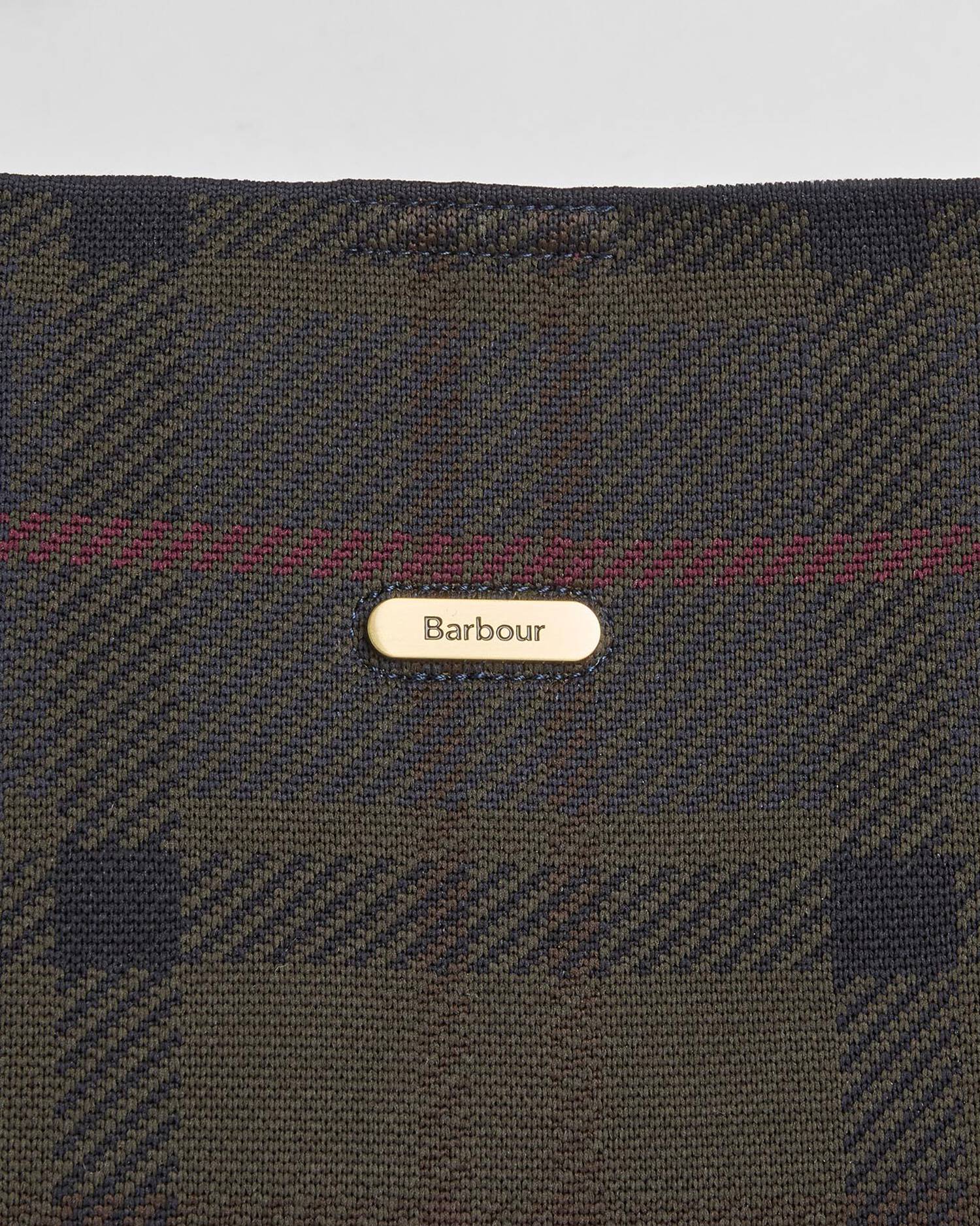 Barbour Layla Tartan Large Tote Bag - Shadow Tartan