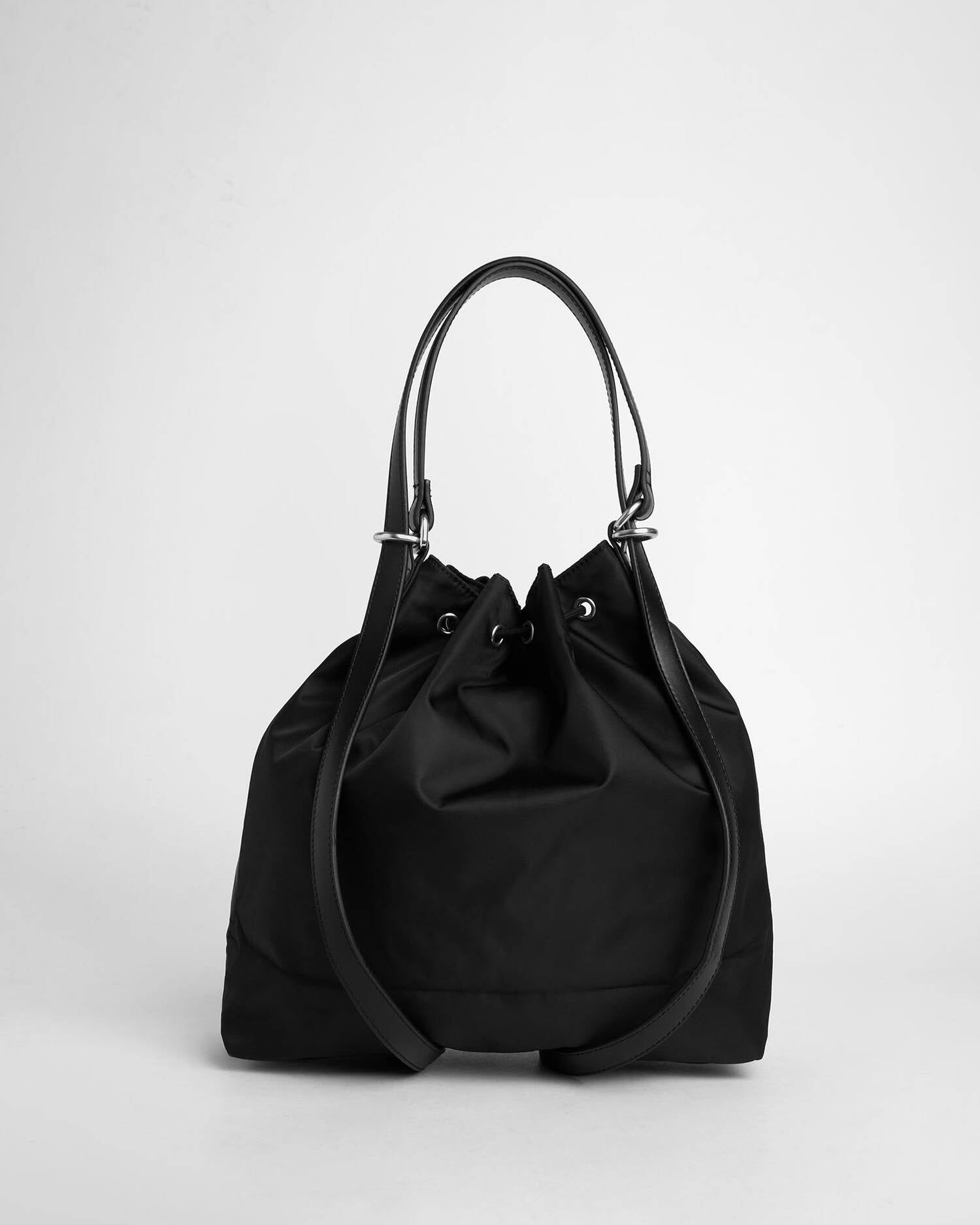 Barbour International Qualify Large Drawcord Tote Bag - Black