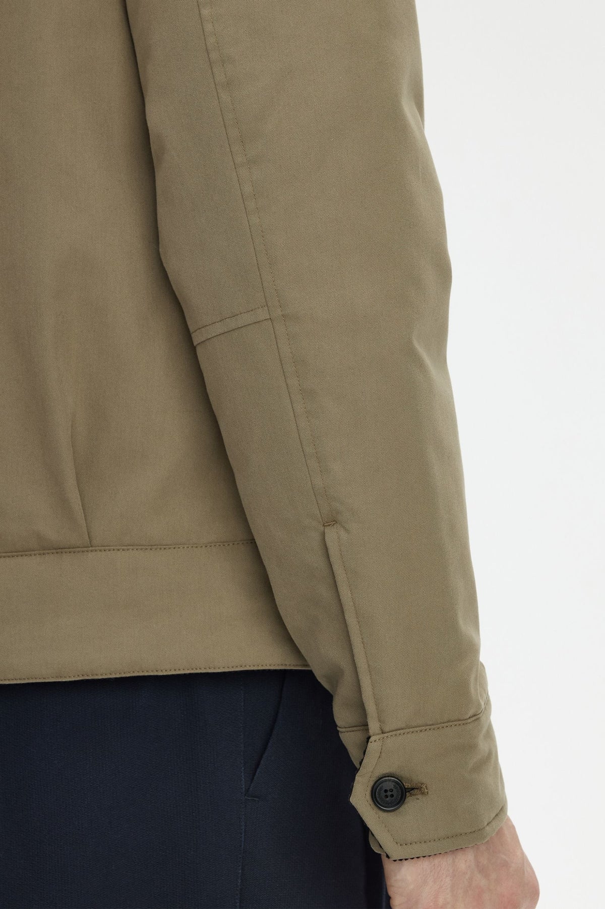 Fred Perry Cotton Caban Jacket - Golden Khaki