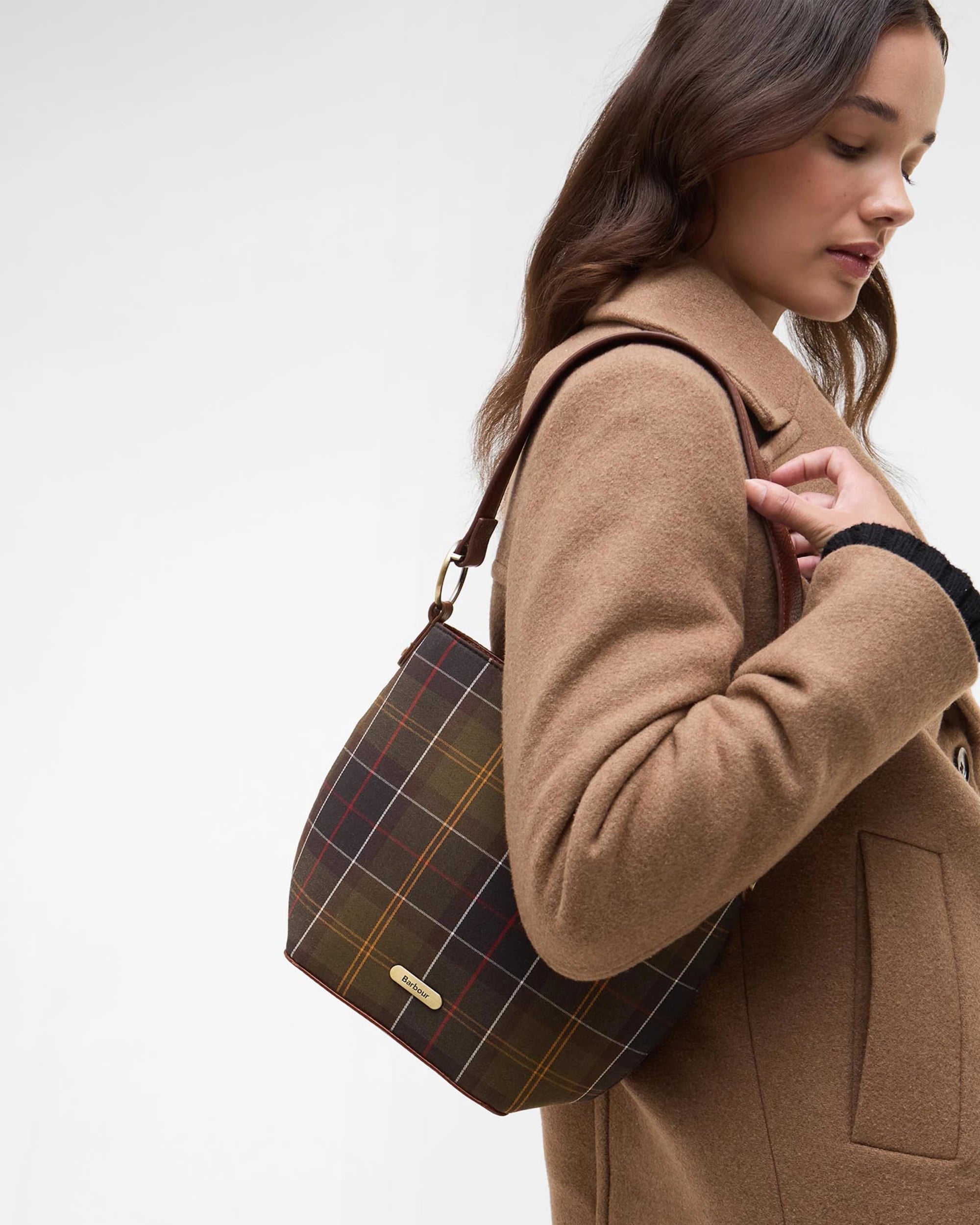 Barbour Cedar Tartan Bucket Bag - Classic Tartan