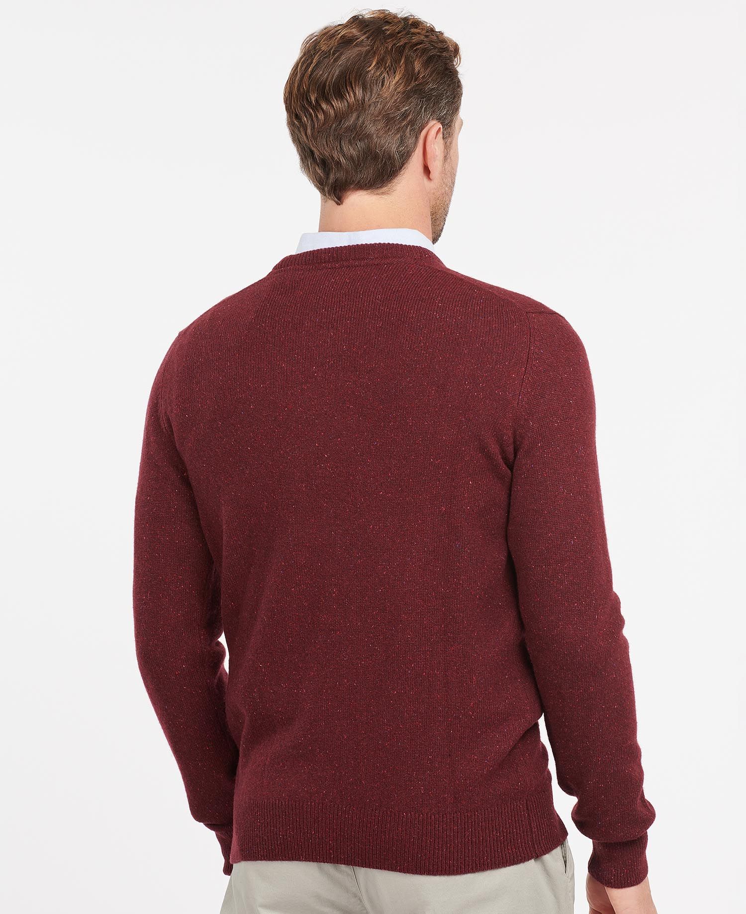 Barbour Tisbury Crew Sweater - Ruby