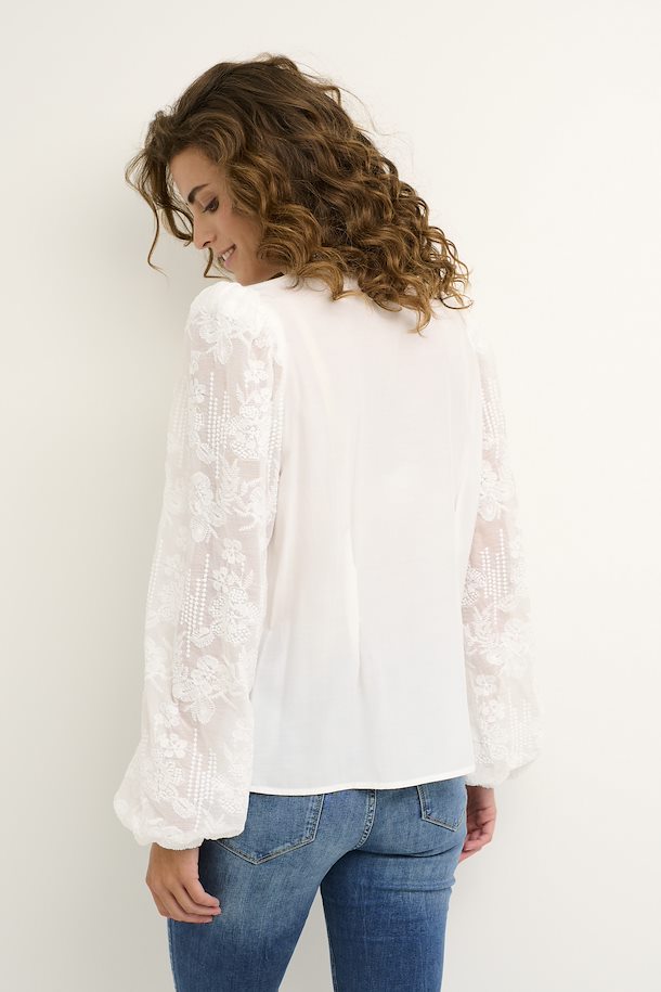 Culture Asmine Elastic Shirt - Spring Gardenia